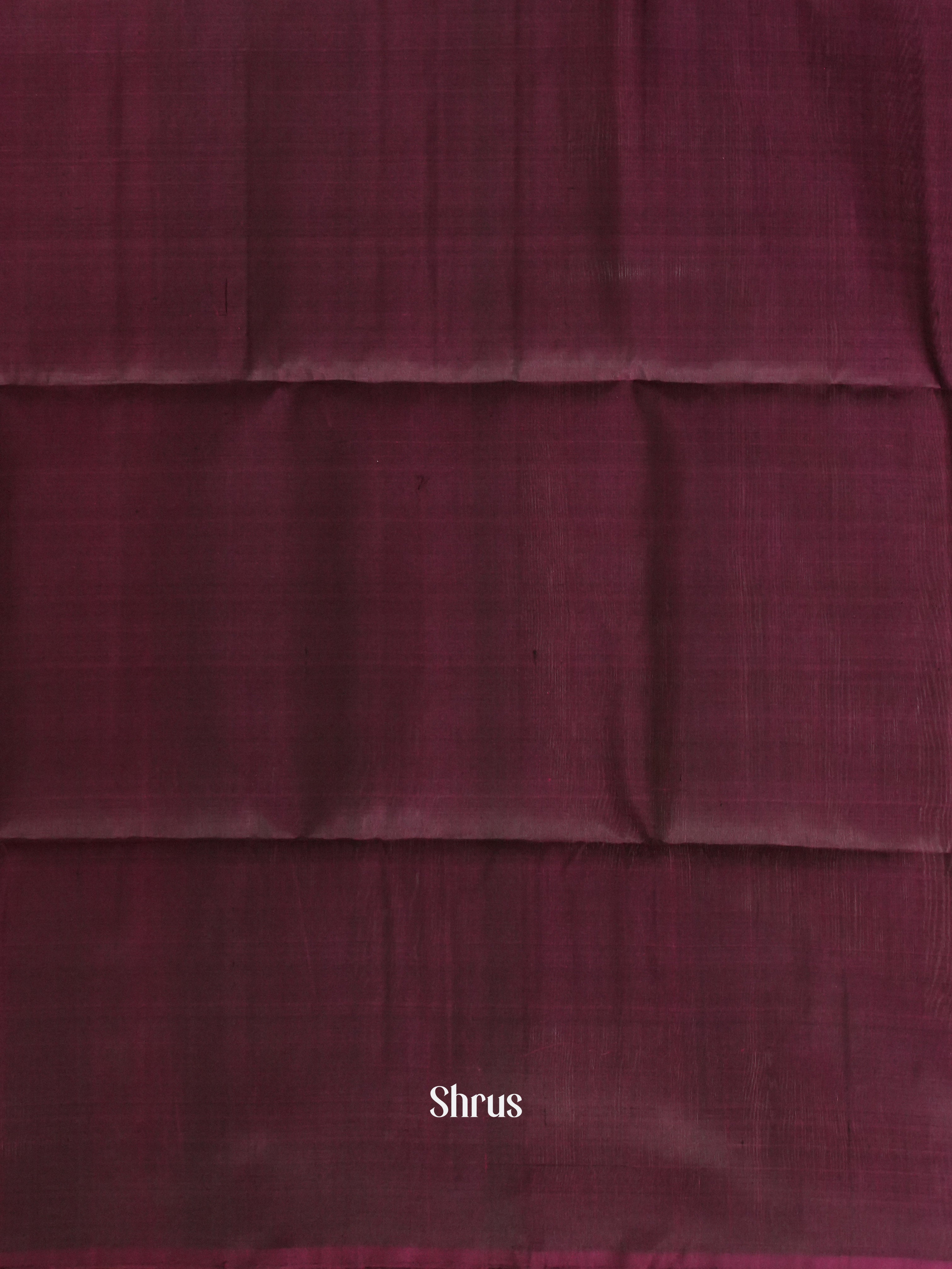Red & Wine - Soft Silk Saree