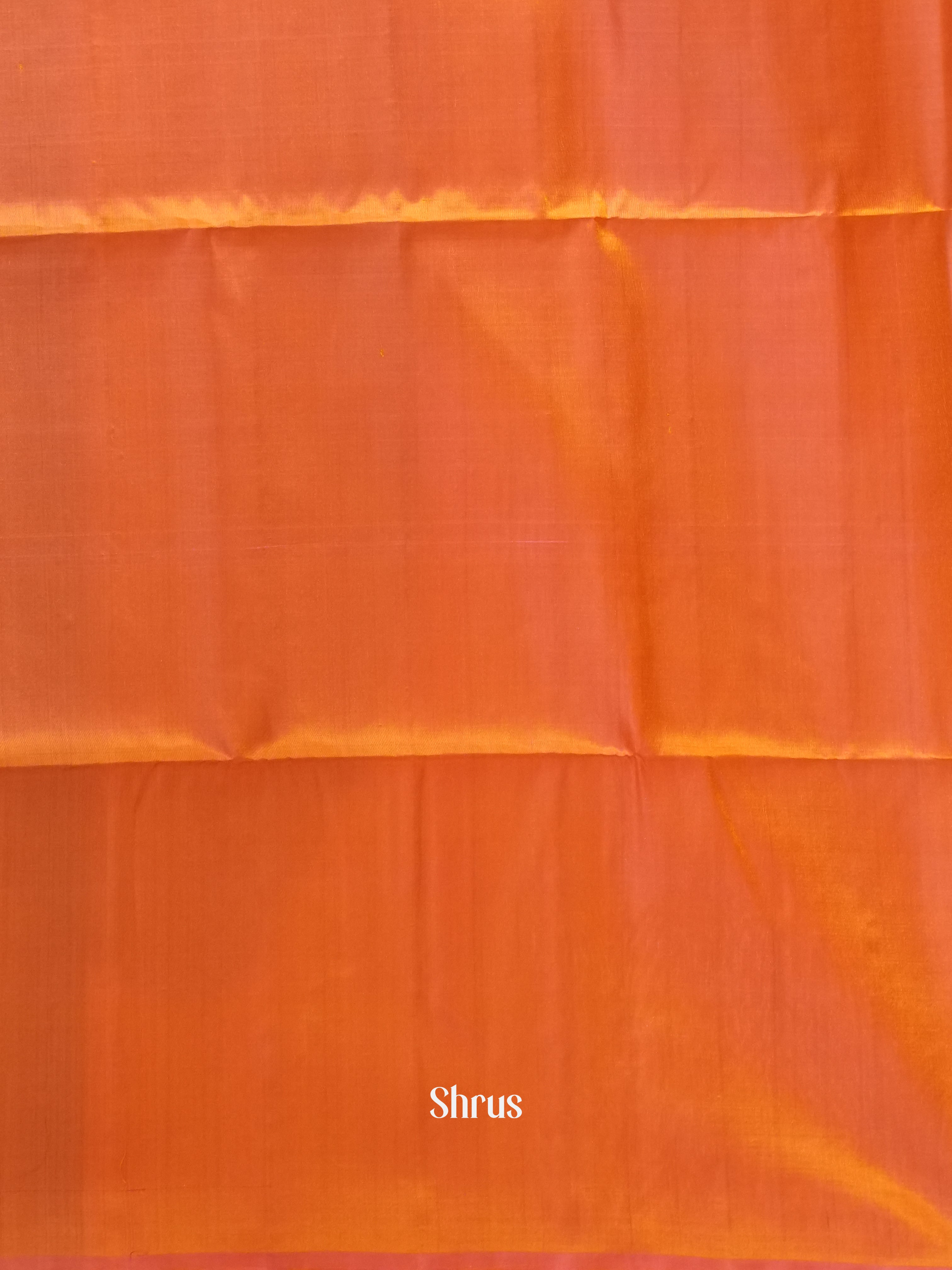 Purple & Orange - Soft Silk Saree - Shop on ShrusEternity.com