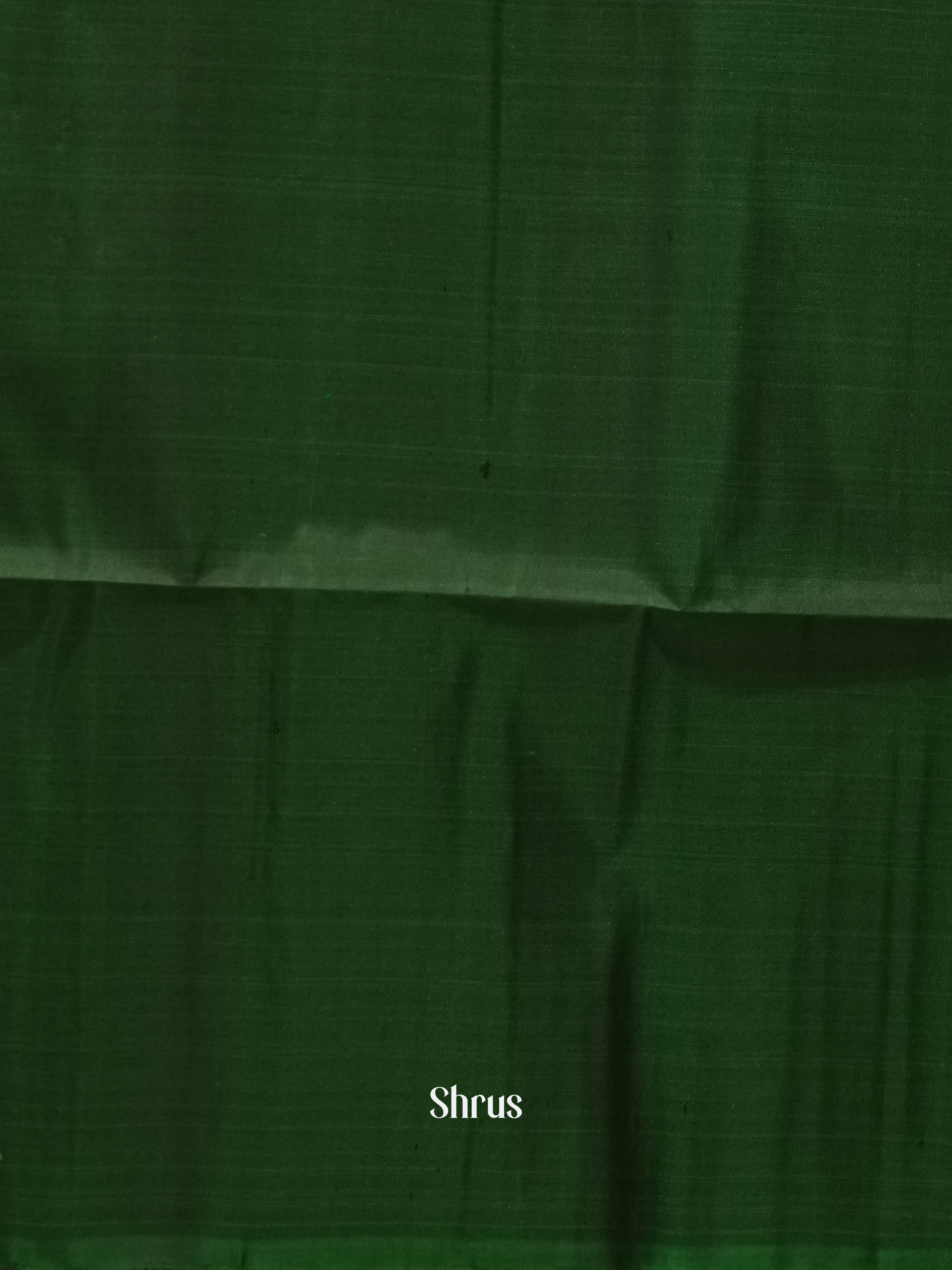 Grey & Green - Soft Silk Saree