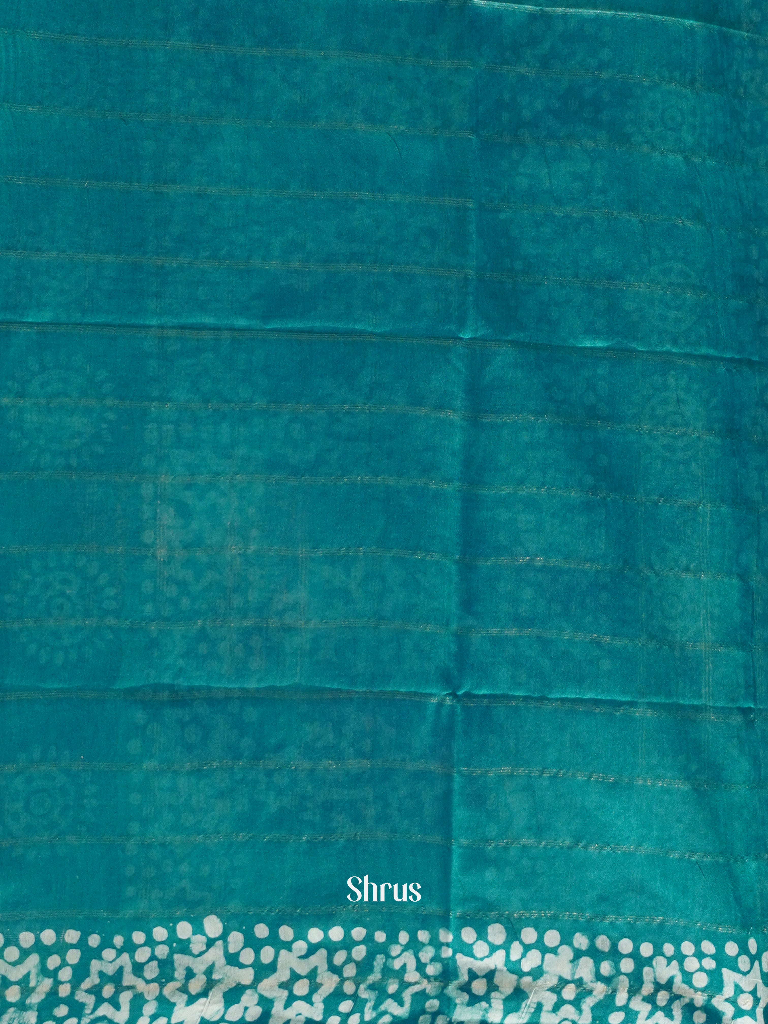 Dark Blue & Blue - Bhatik Saree - Shop on ShrusEternity.com