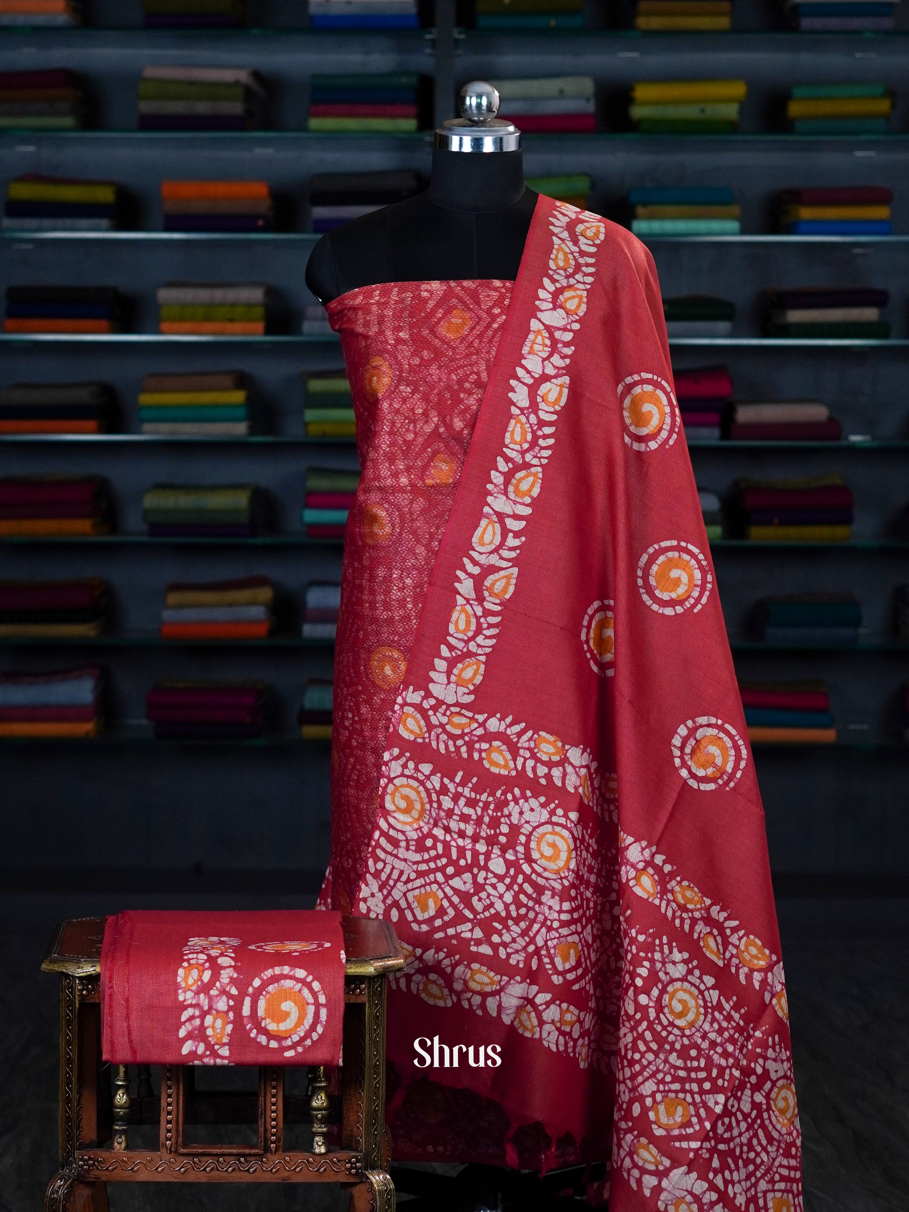 Maroon  - Bhatik salwar