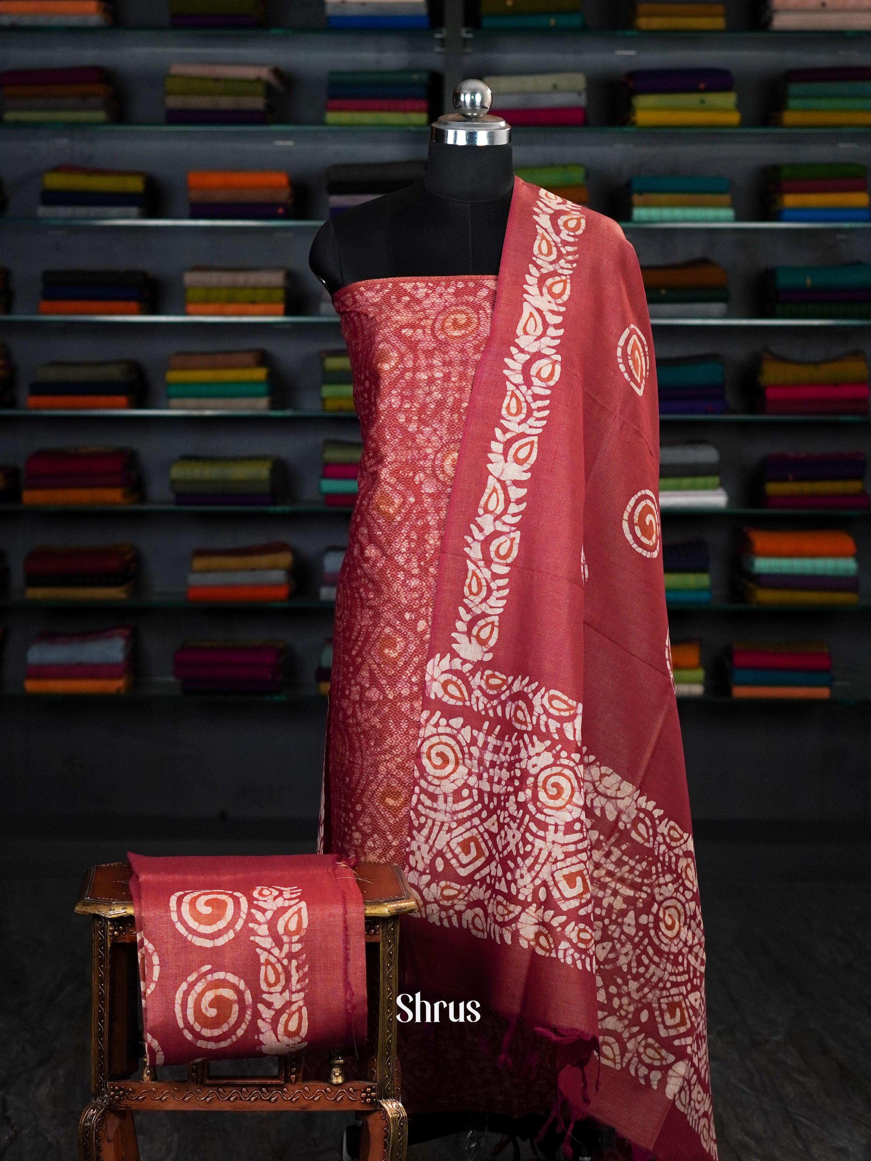 Maroon  - Bhatik salwar