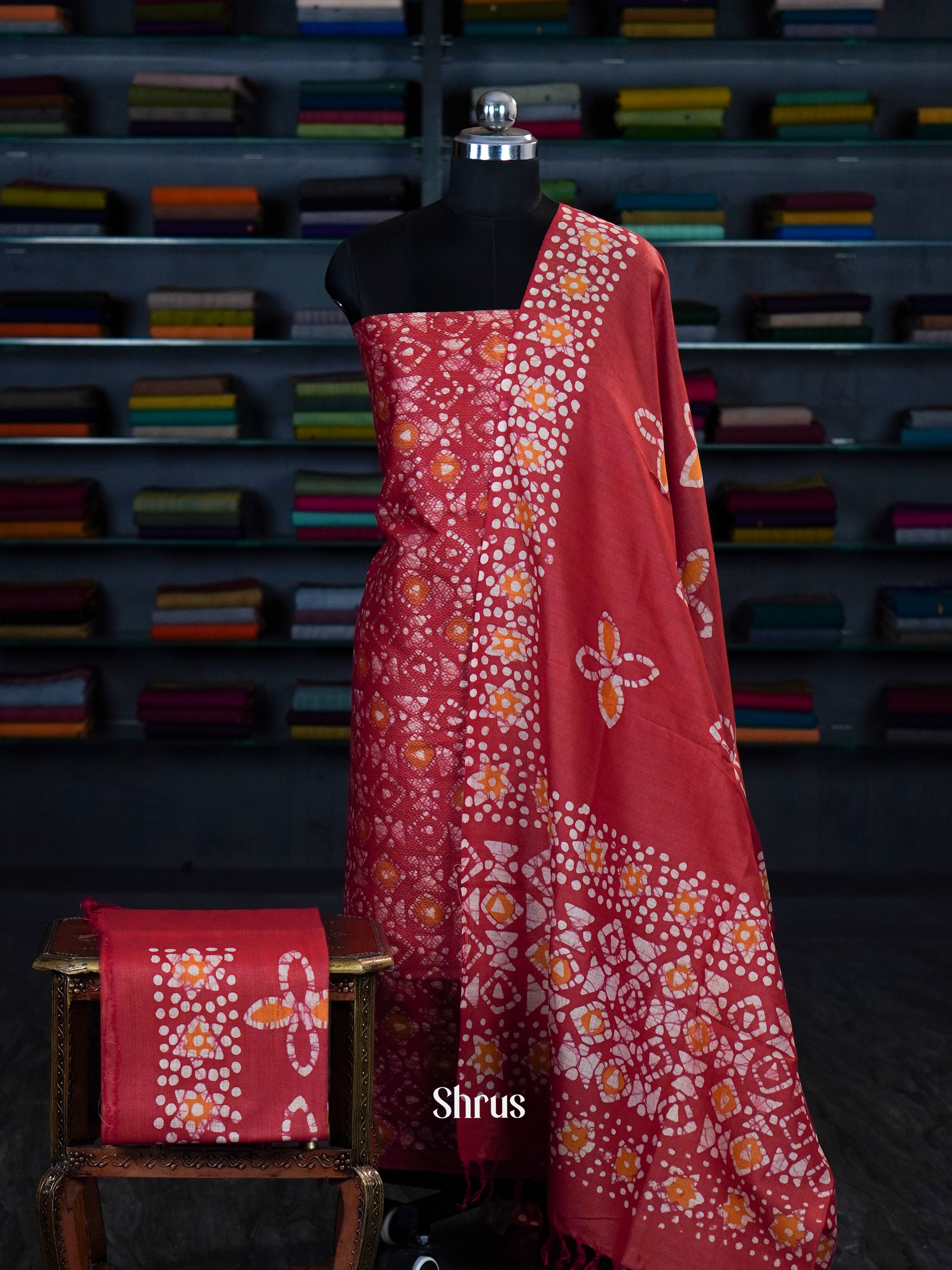 Maroon  - Bhatik salwar