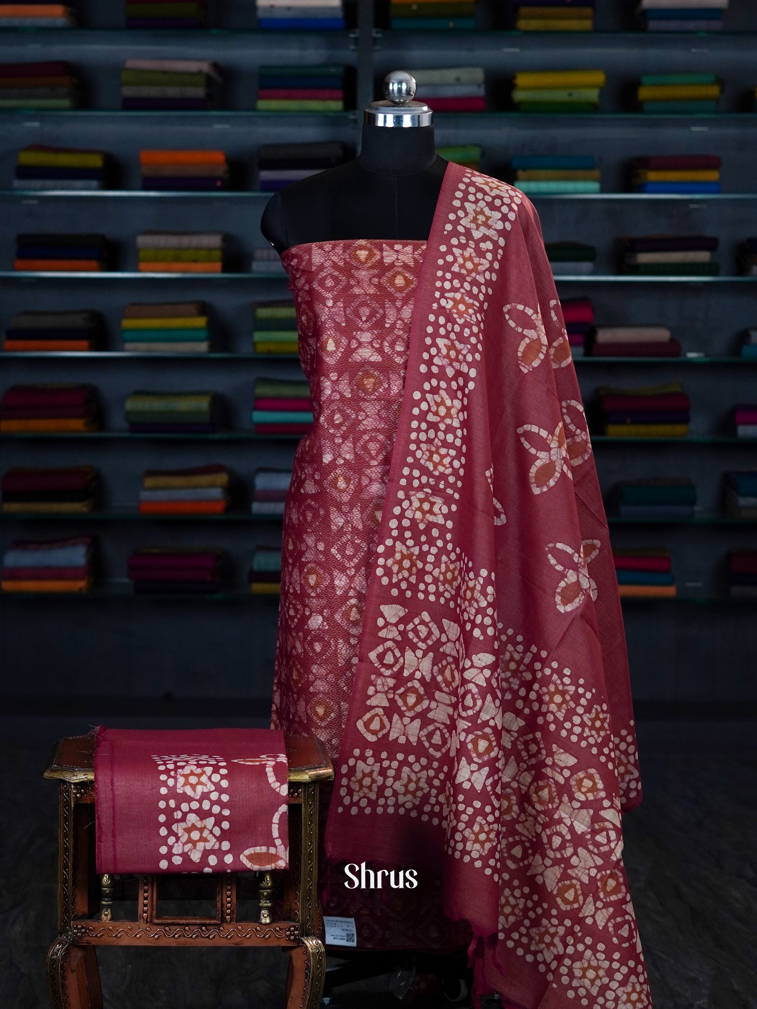 Maroon  - Bhatik salwar