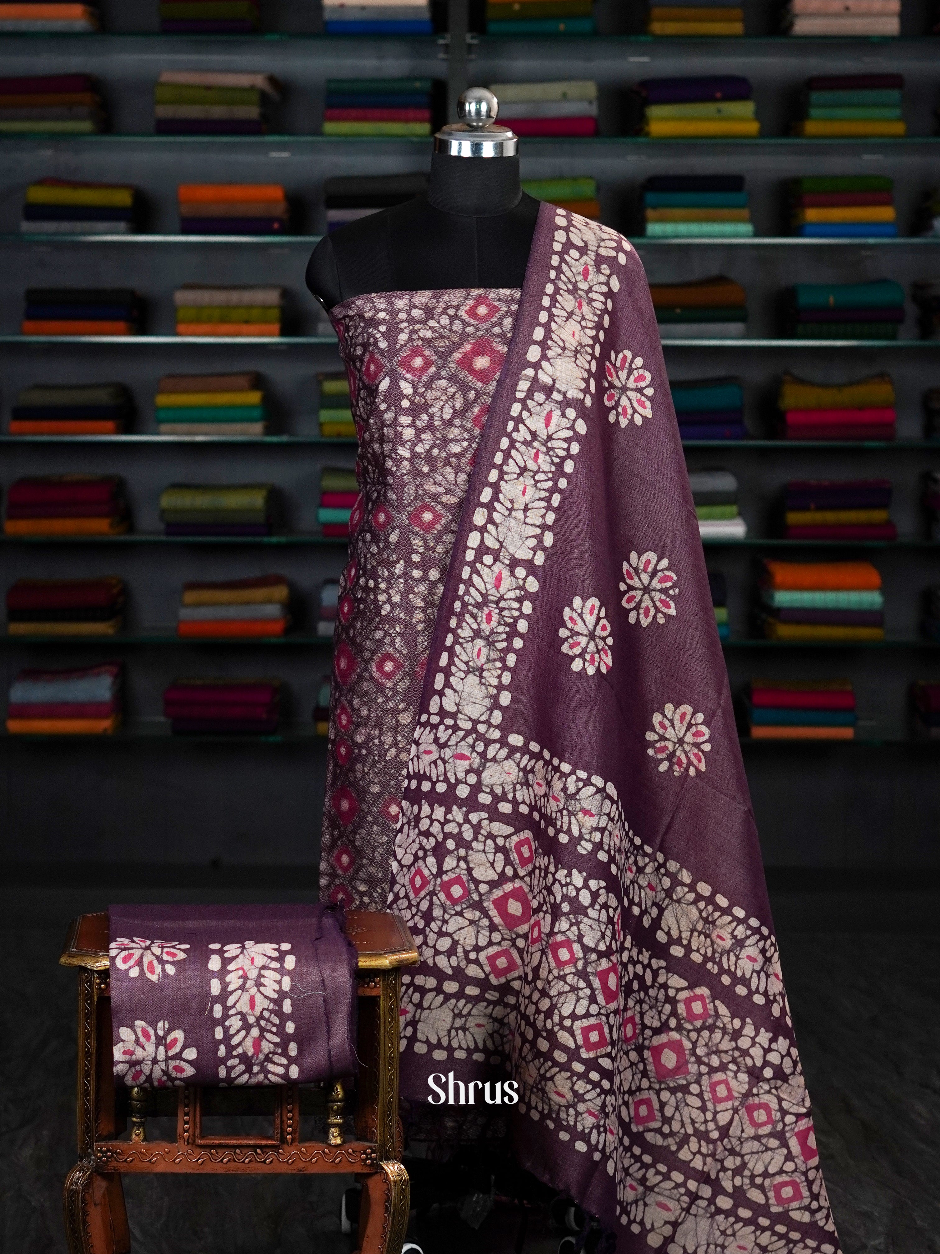 Purple - Bhatik salwar