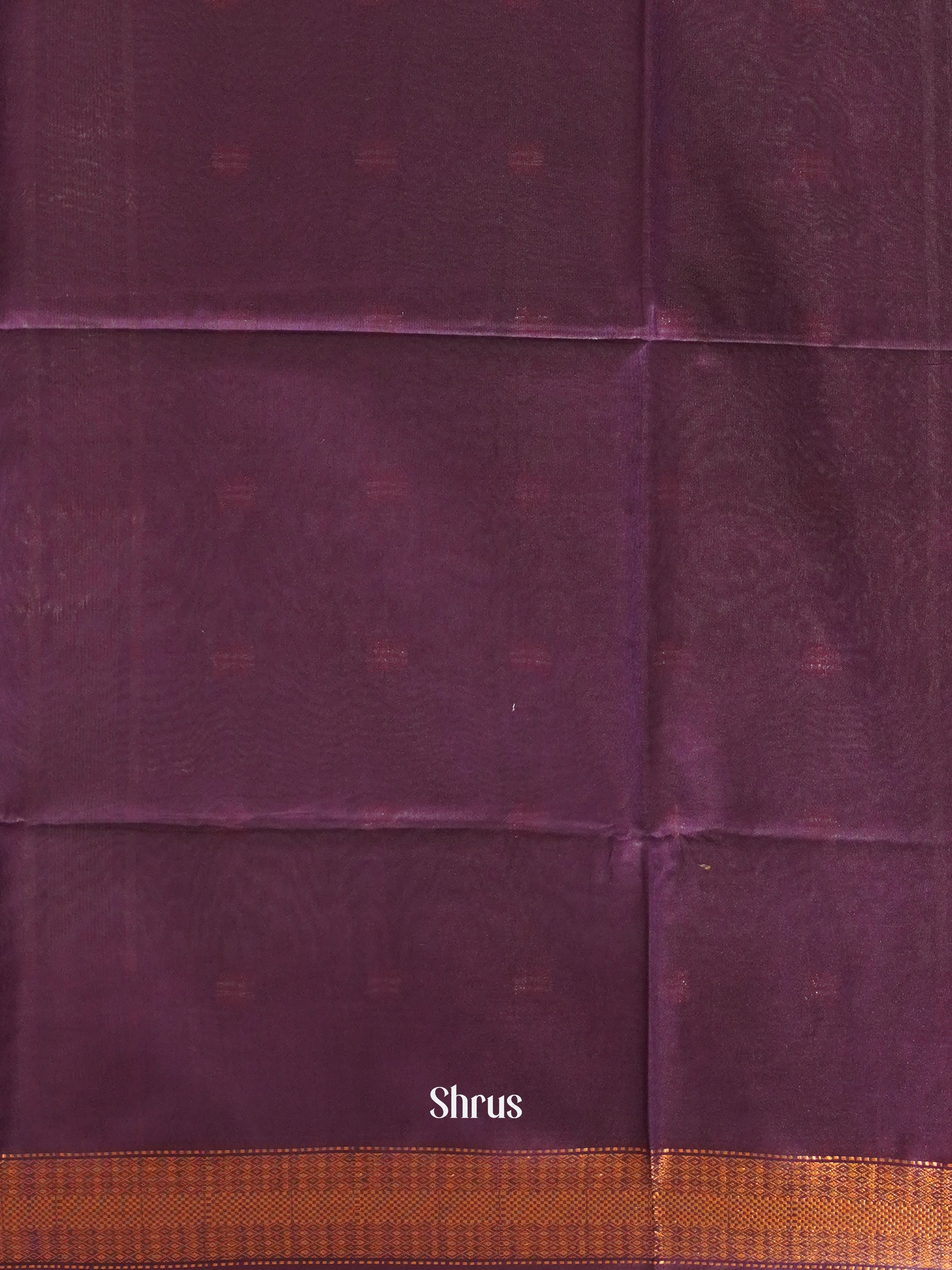 Blue & Purple - Semi Tussar Saree - Shop on ShrusEternity.com