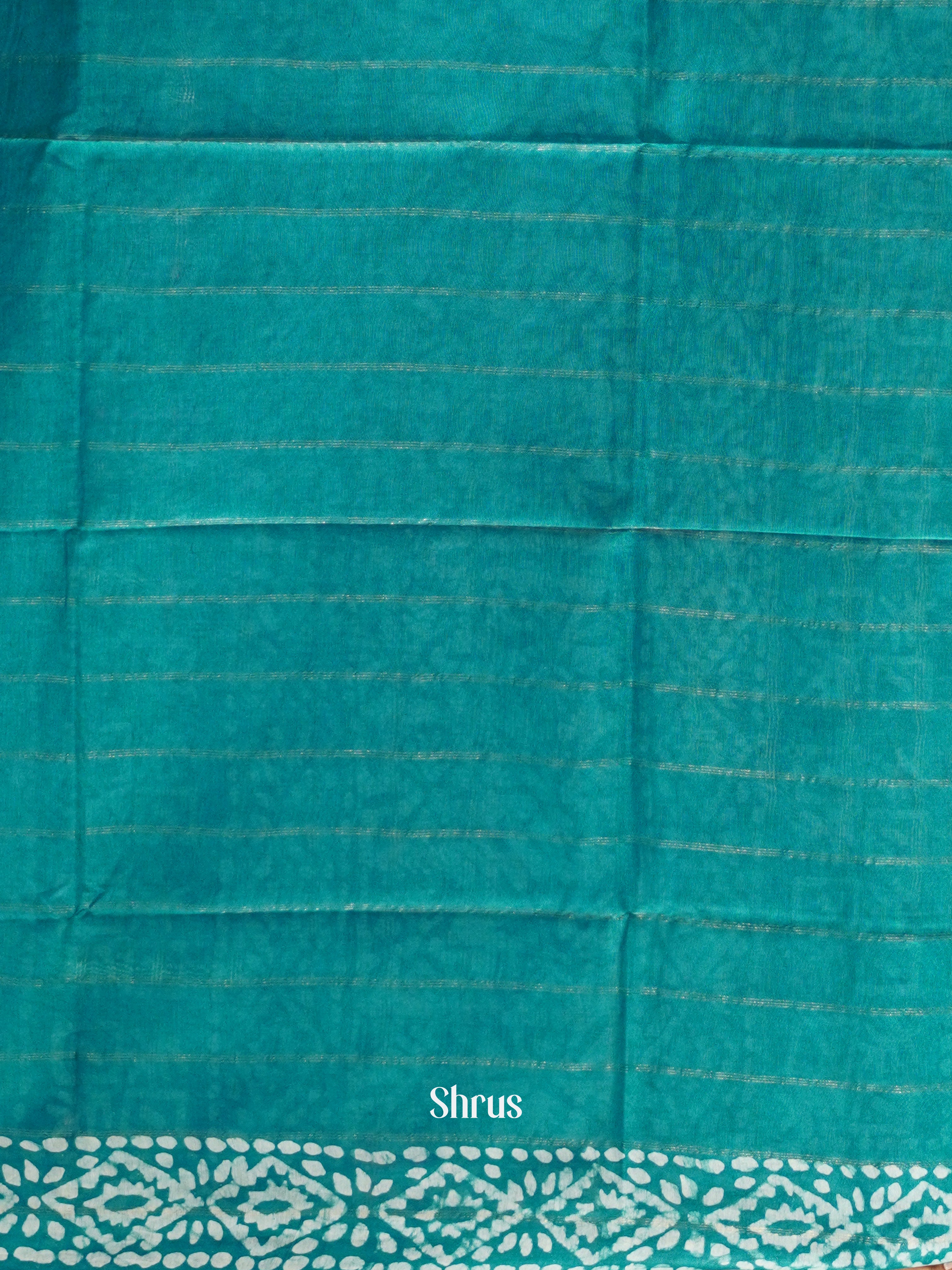 Navy Blue & Blue - Bhatik Saree - Shop on ShrusEternity.com