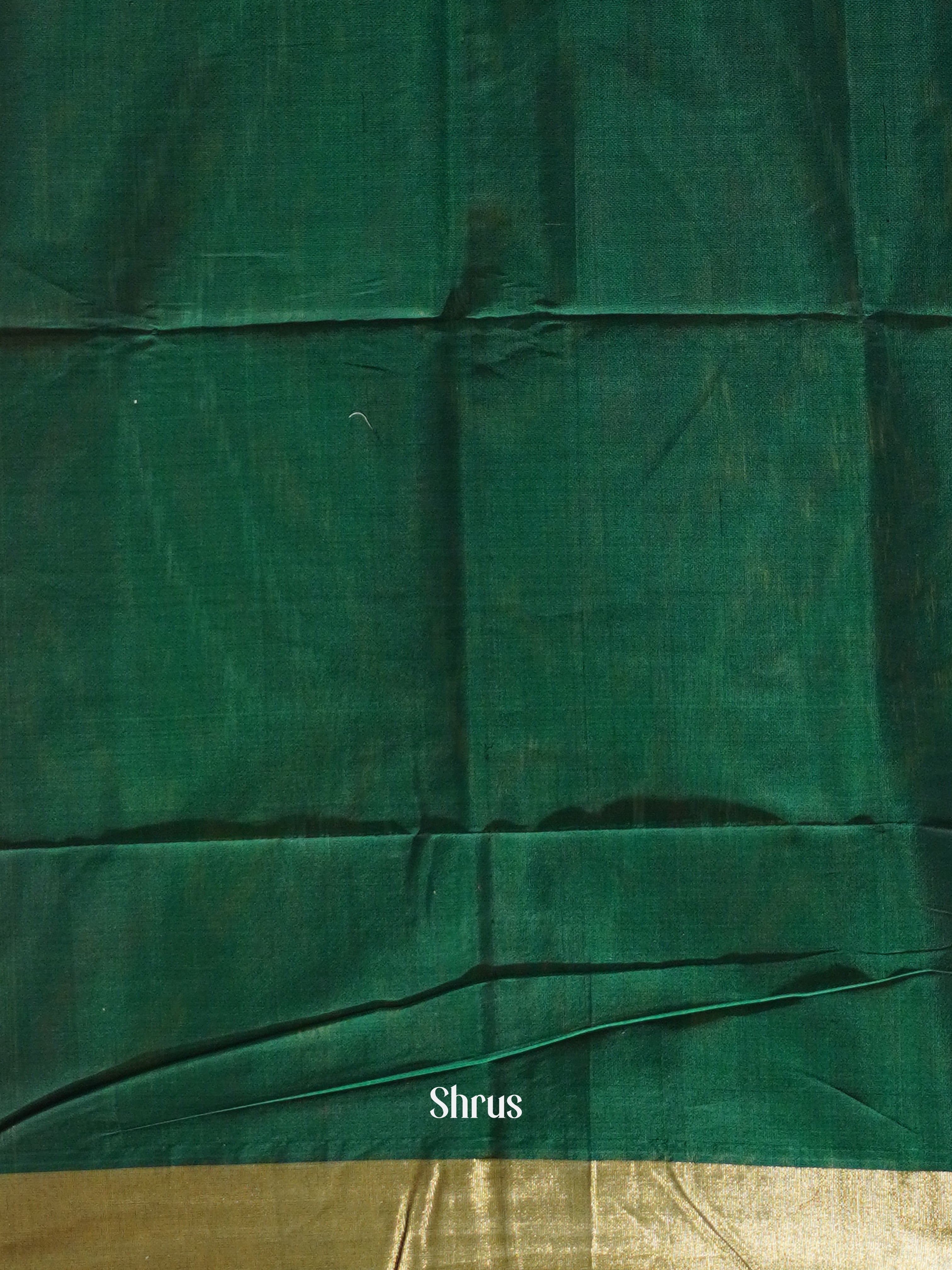 Maroon & Green - Pochampally sico Saree