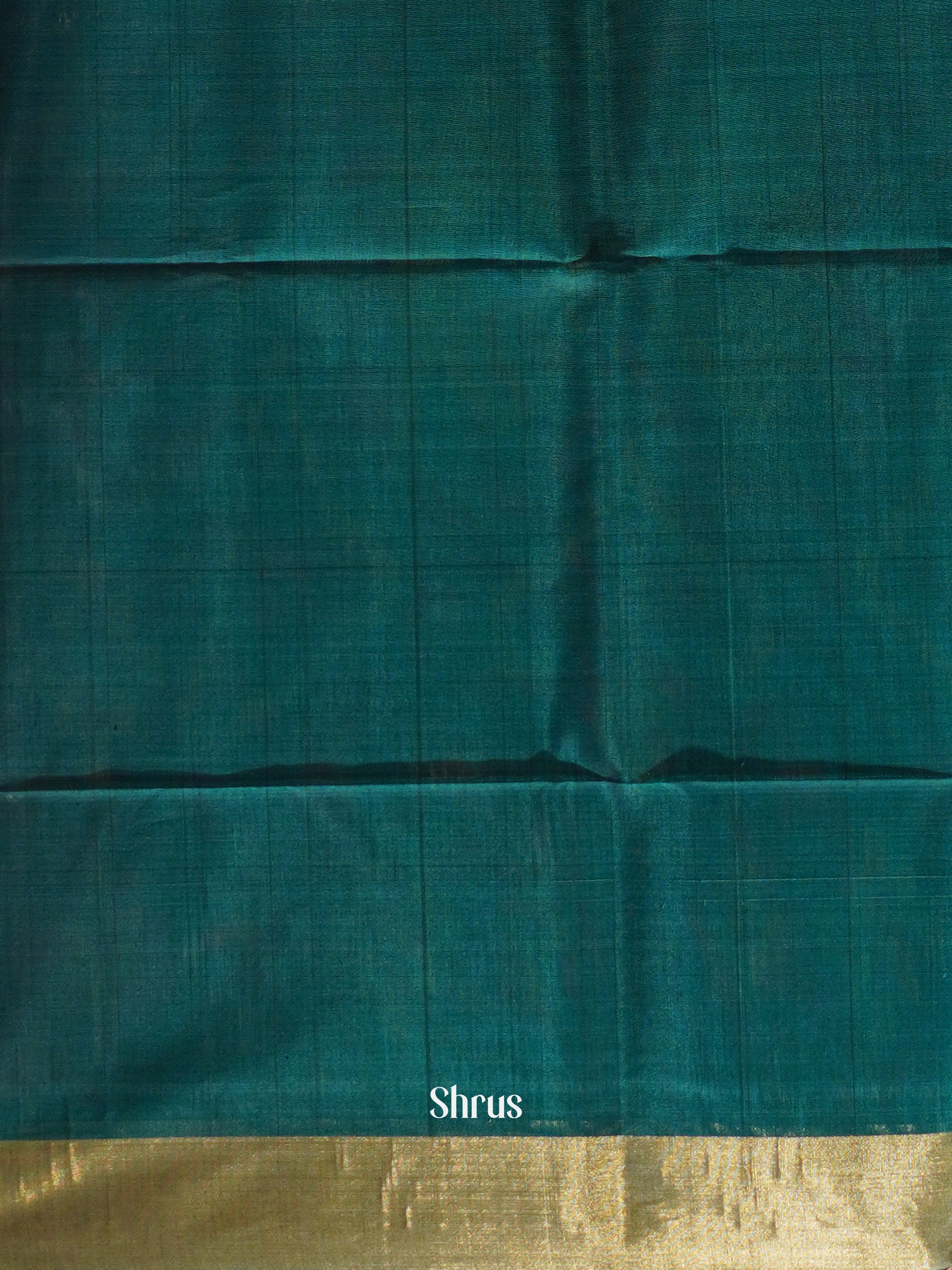 Brown & Peacock Green - Pochampally sico Saree