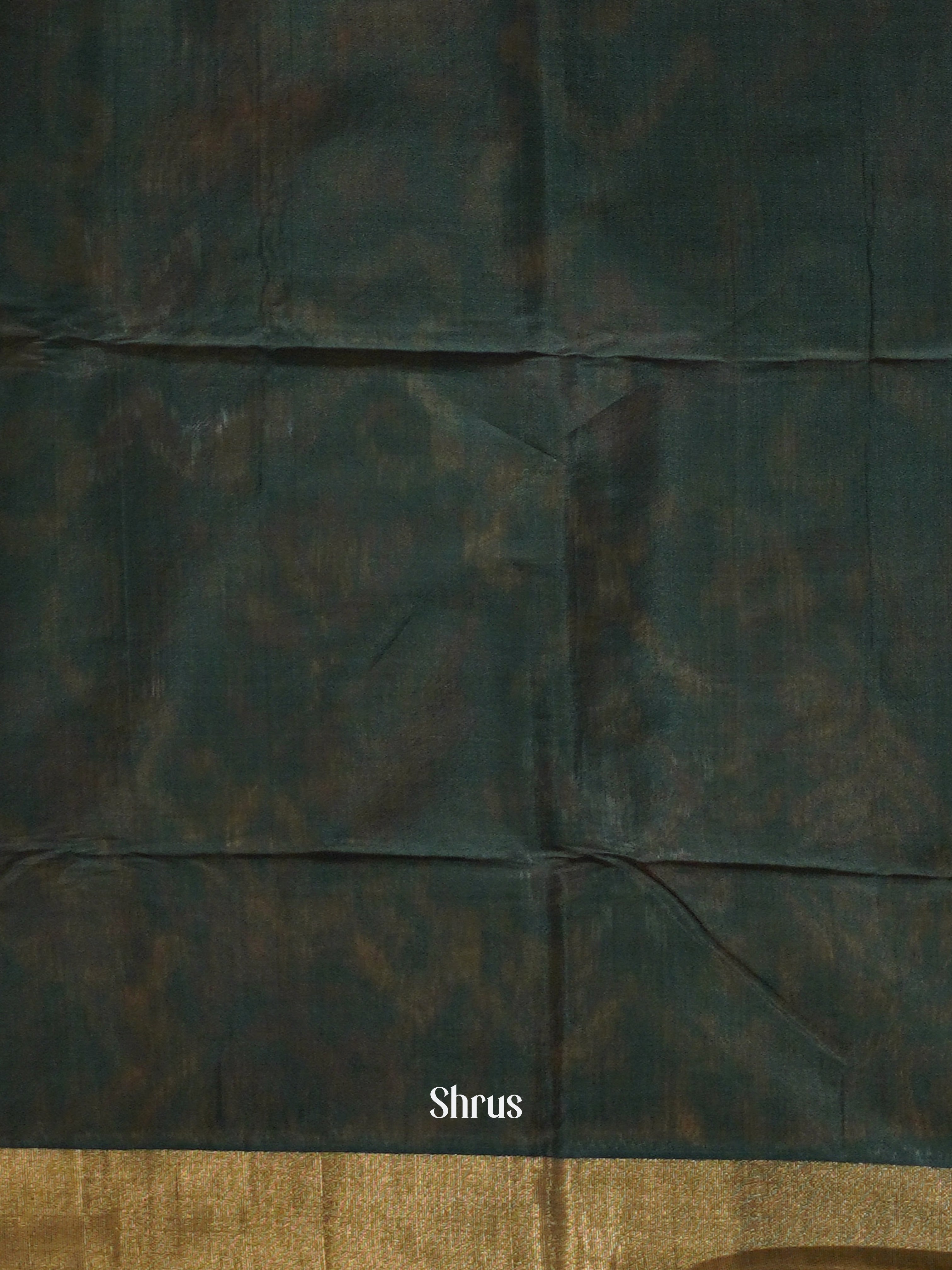 Mustard & Dark Green - Pochampally sico Saree