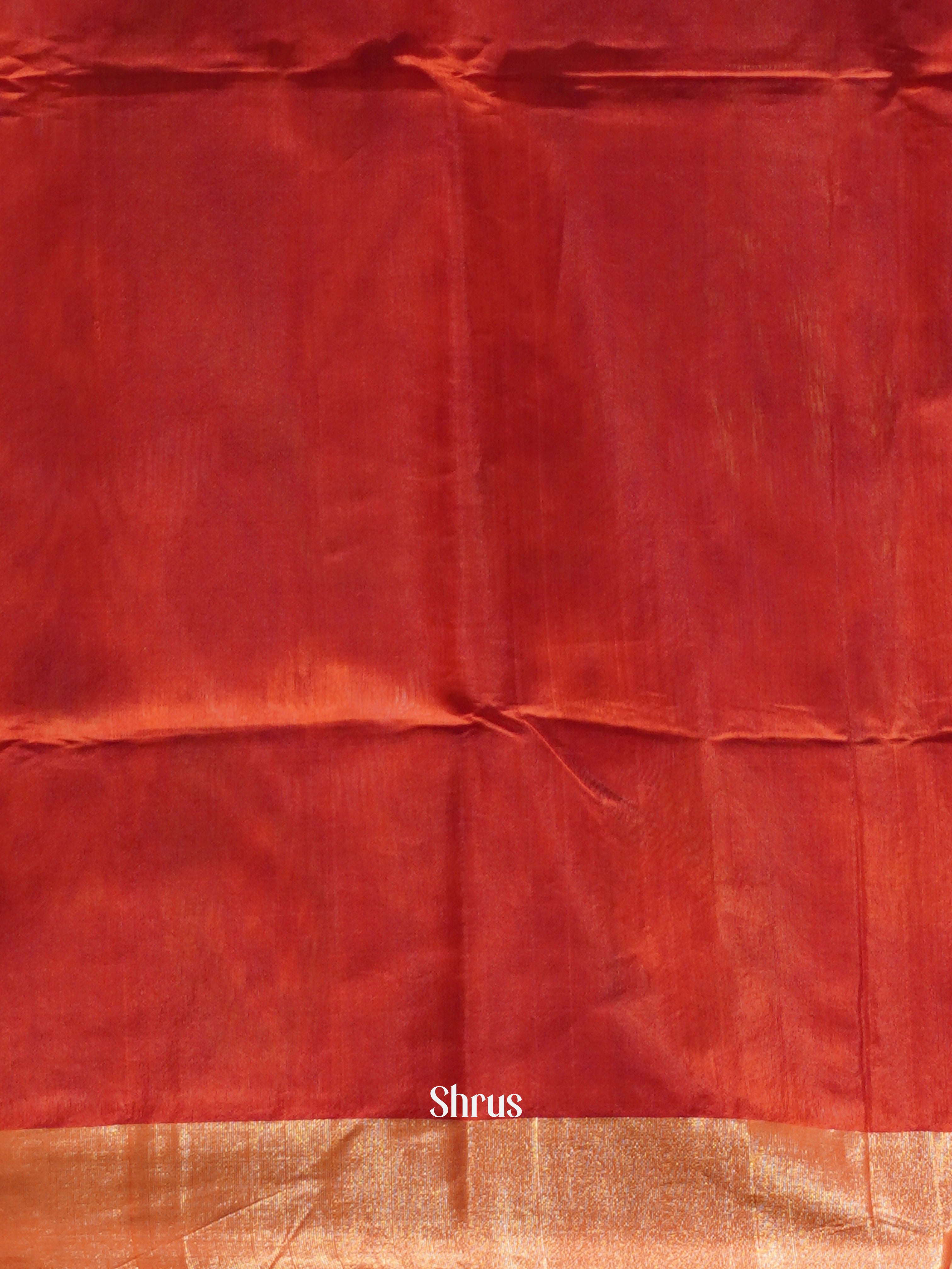 Blue & Red - Pochampally sico Saree - Shop on ShrusEternity.com