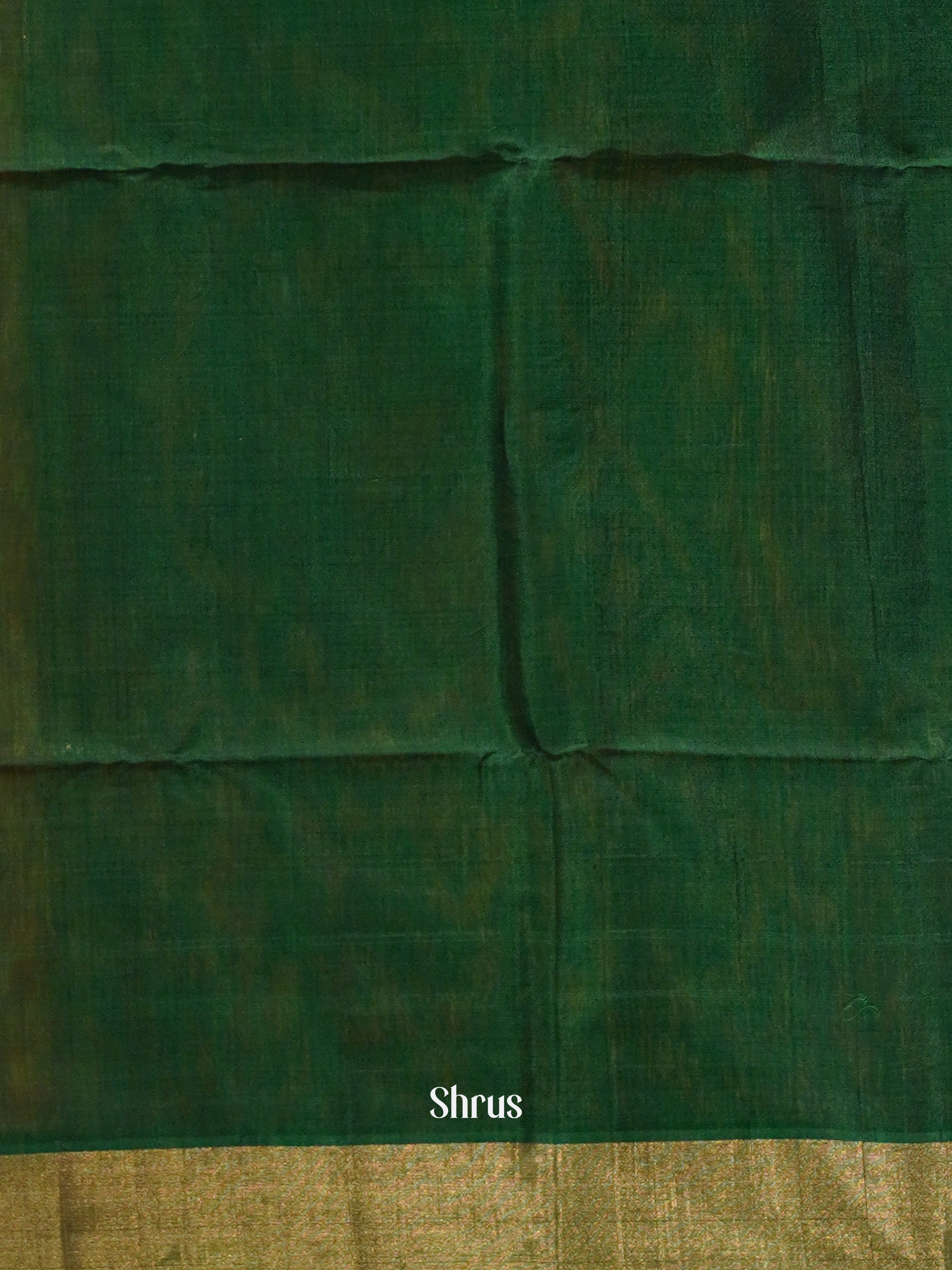 Orange & Green - Pochampally sico Saree - Shop on ShrusEternity.com