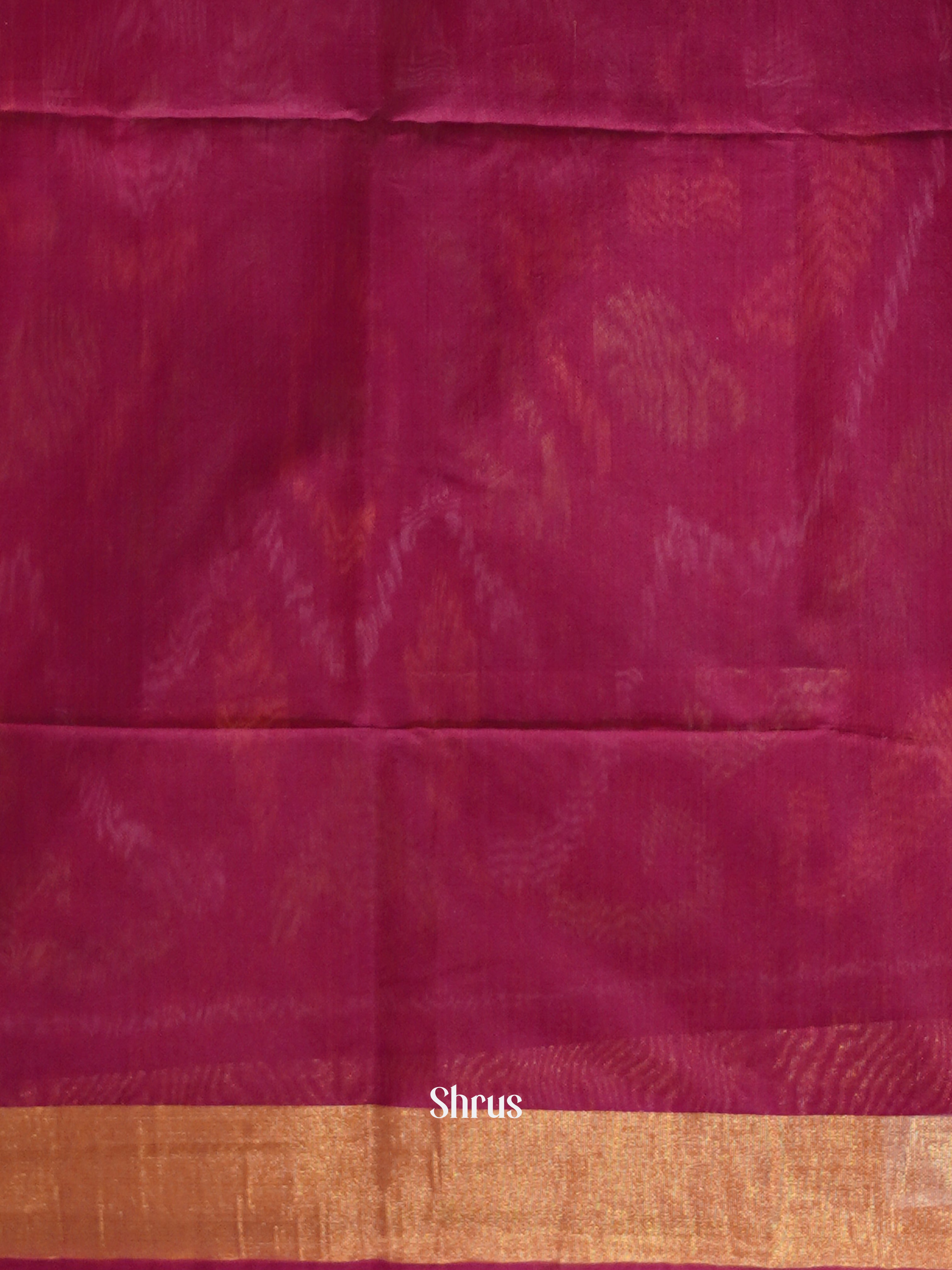 Green & Wine - Pochampally sico Saree - Shop on ShrusEternity.com