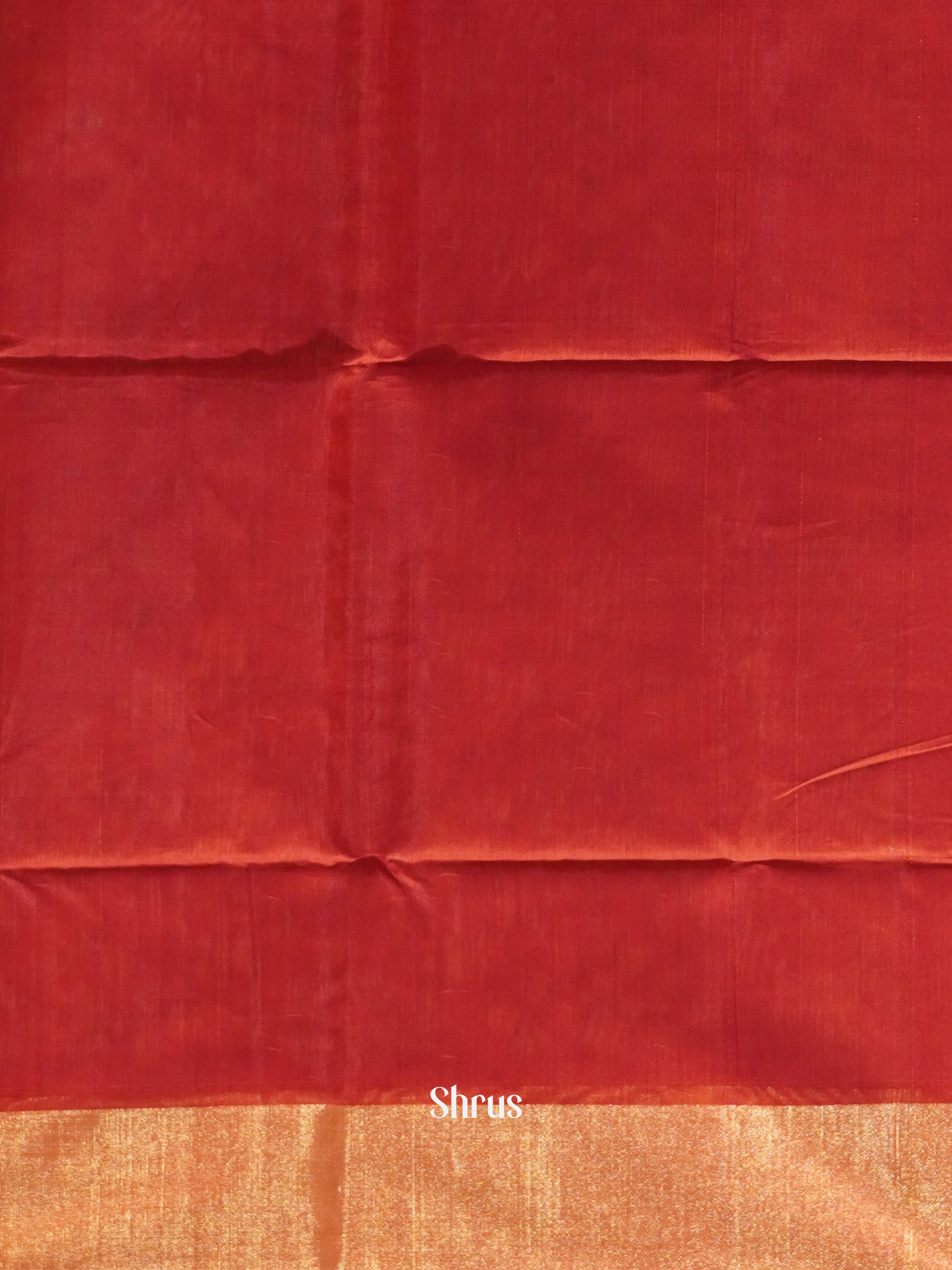 Black & Red - Pochampally sico Saree - Shop on ShrusEternity.com