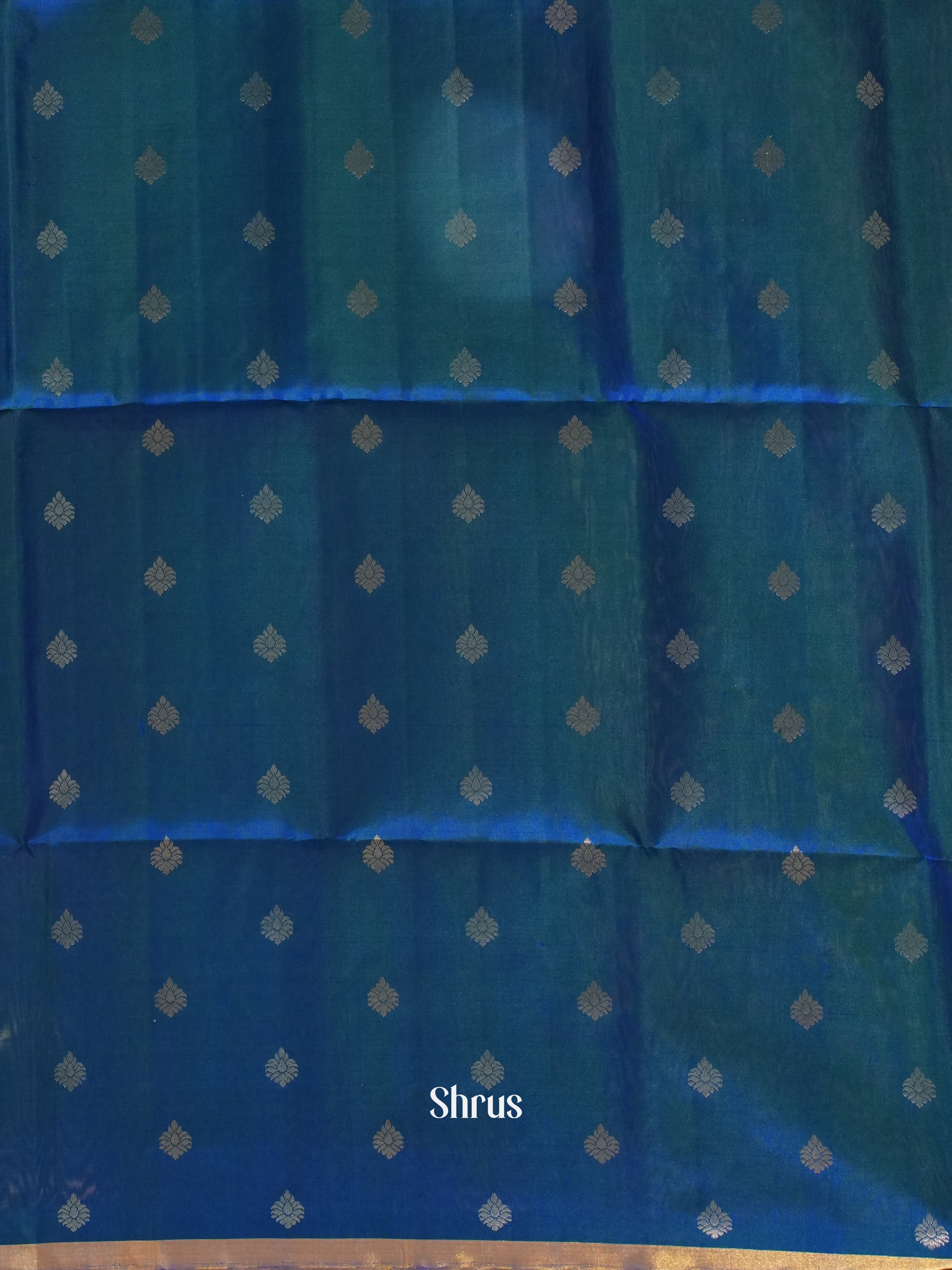 Purple & Blue - Soft Silk Saree - Shop on ShrusEternity.com