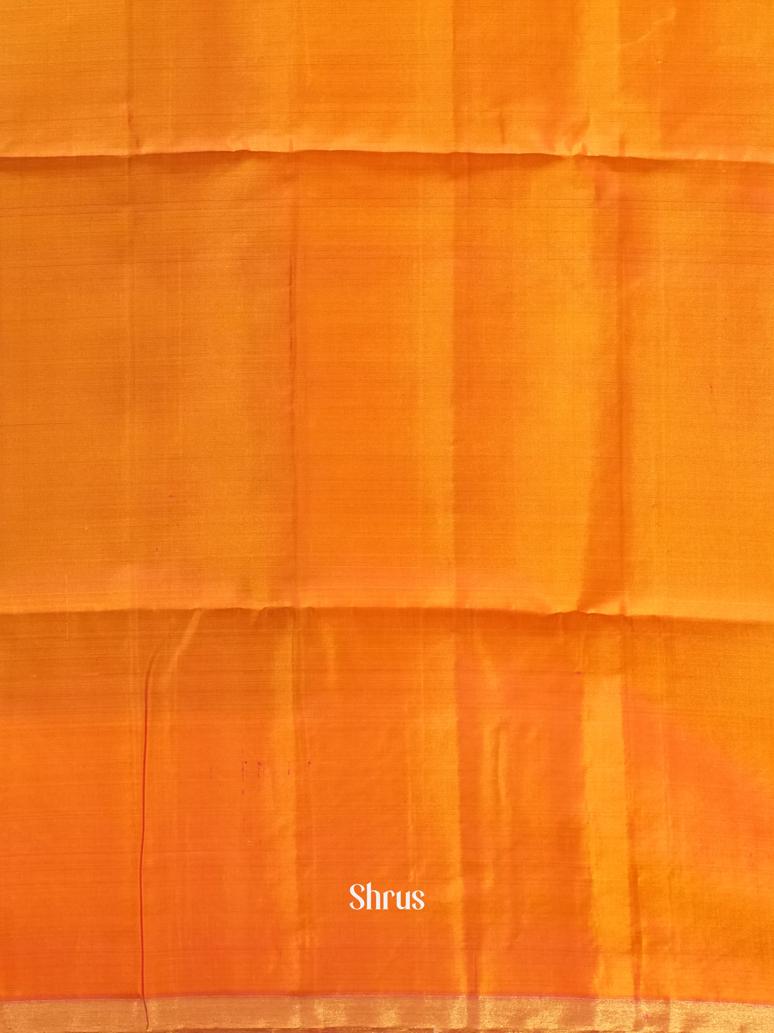 Purple & Orange - Soft Silk Saree - Shop on ShrusEternity.com