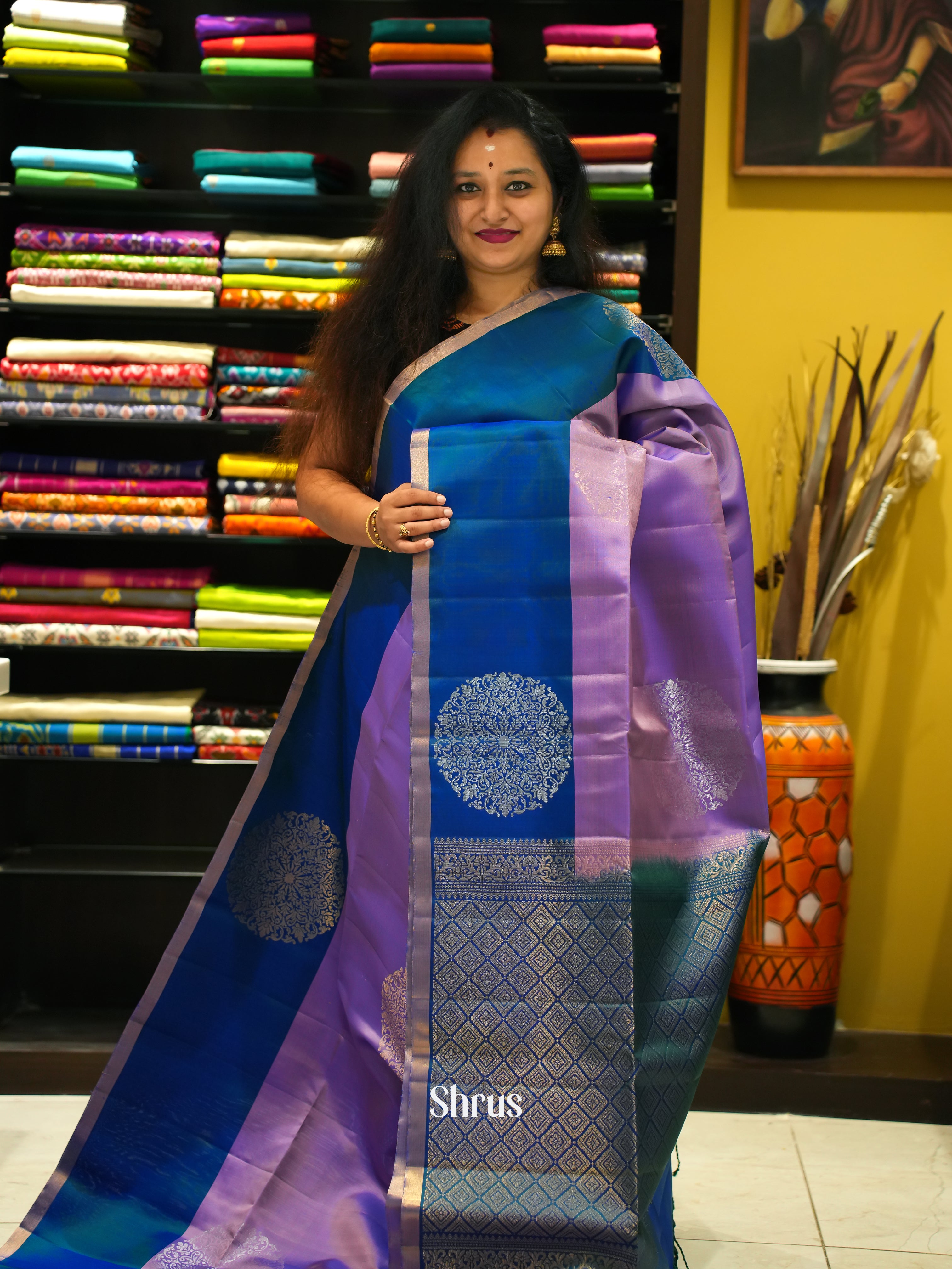 CES09126 - Soft Silk Saree - Shop on ShrusEternity.com