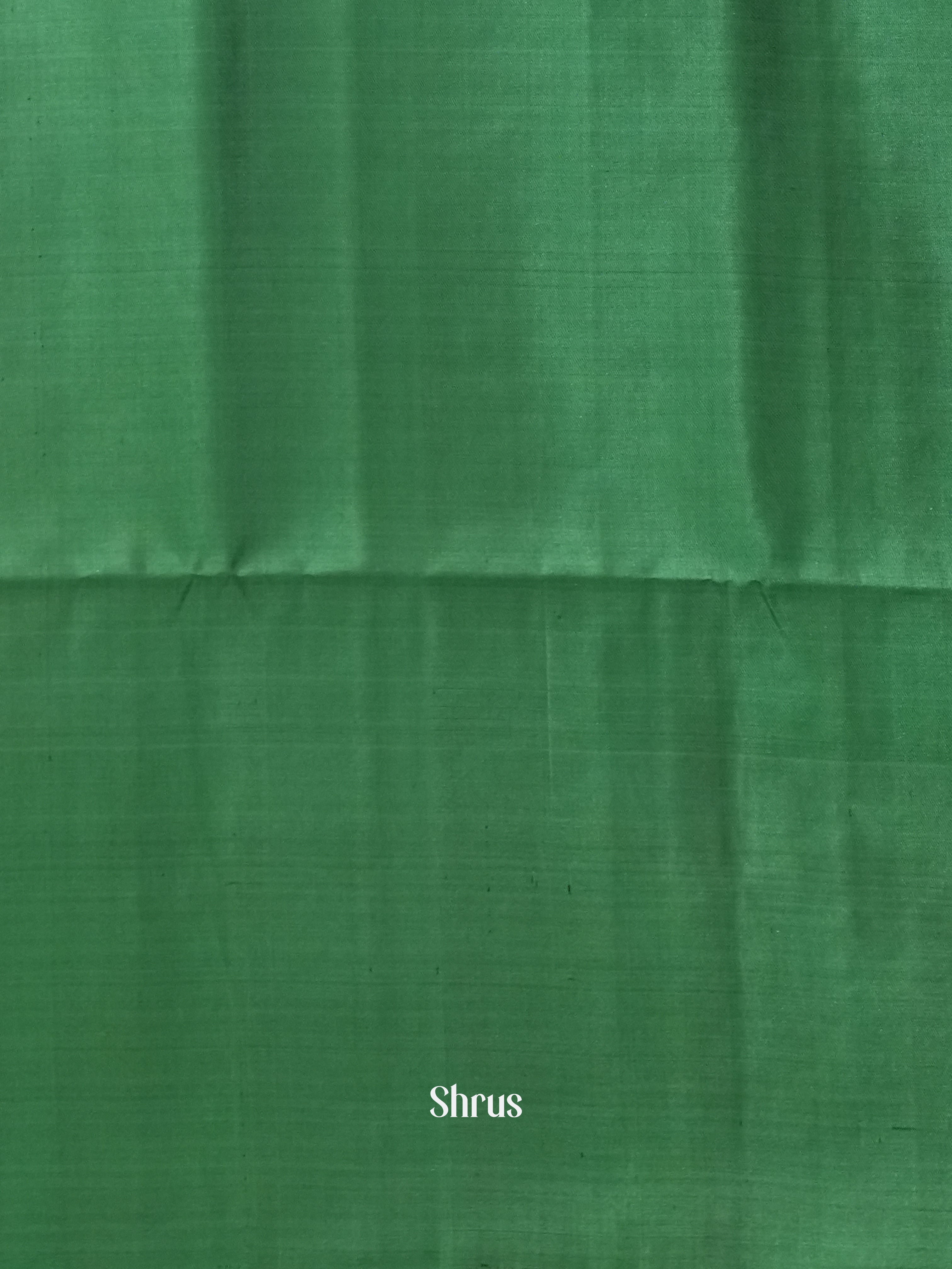 Mehandi Green & Green- Soft Silk Saree - Shop on ShrusEternity.com