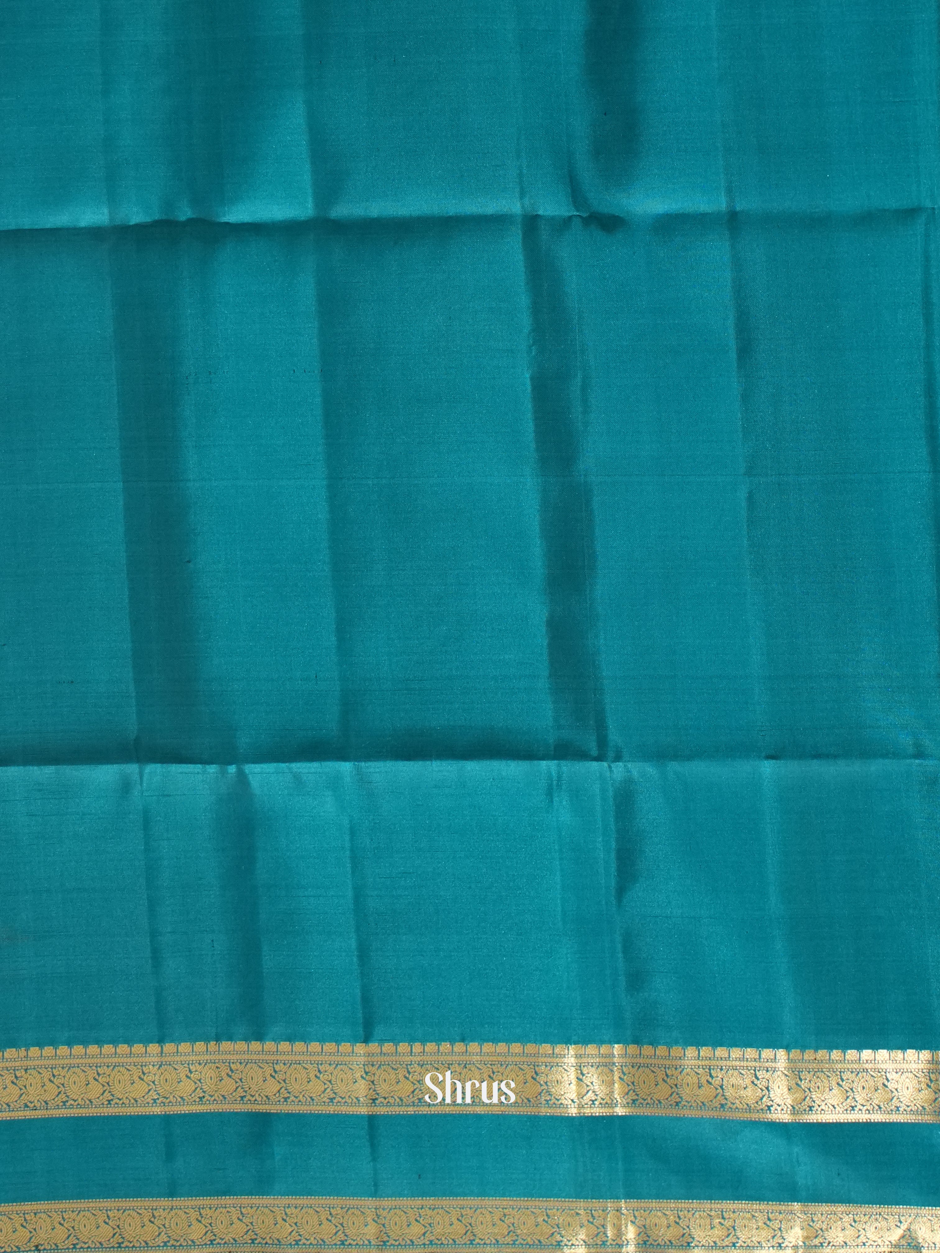 Maroon & Blue - Soft Silk Saree - Shop on ShrusEternity.com