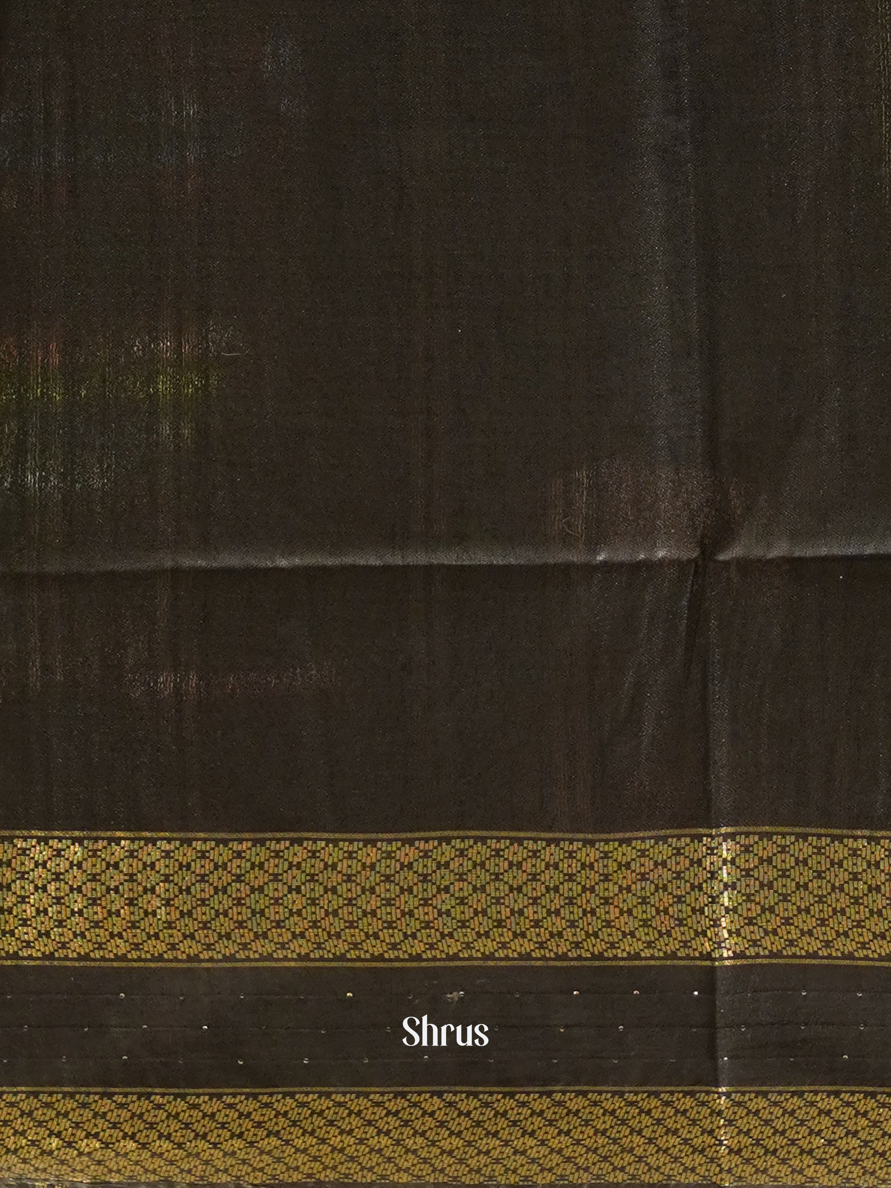 Cream & Black - Shibori Saree - Shop on ShrusEternity.com