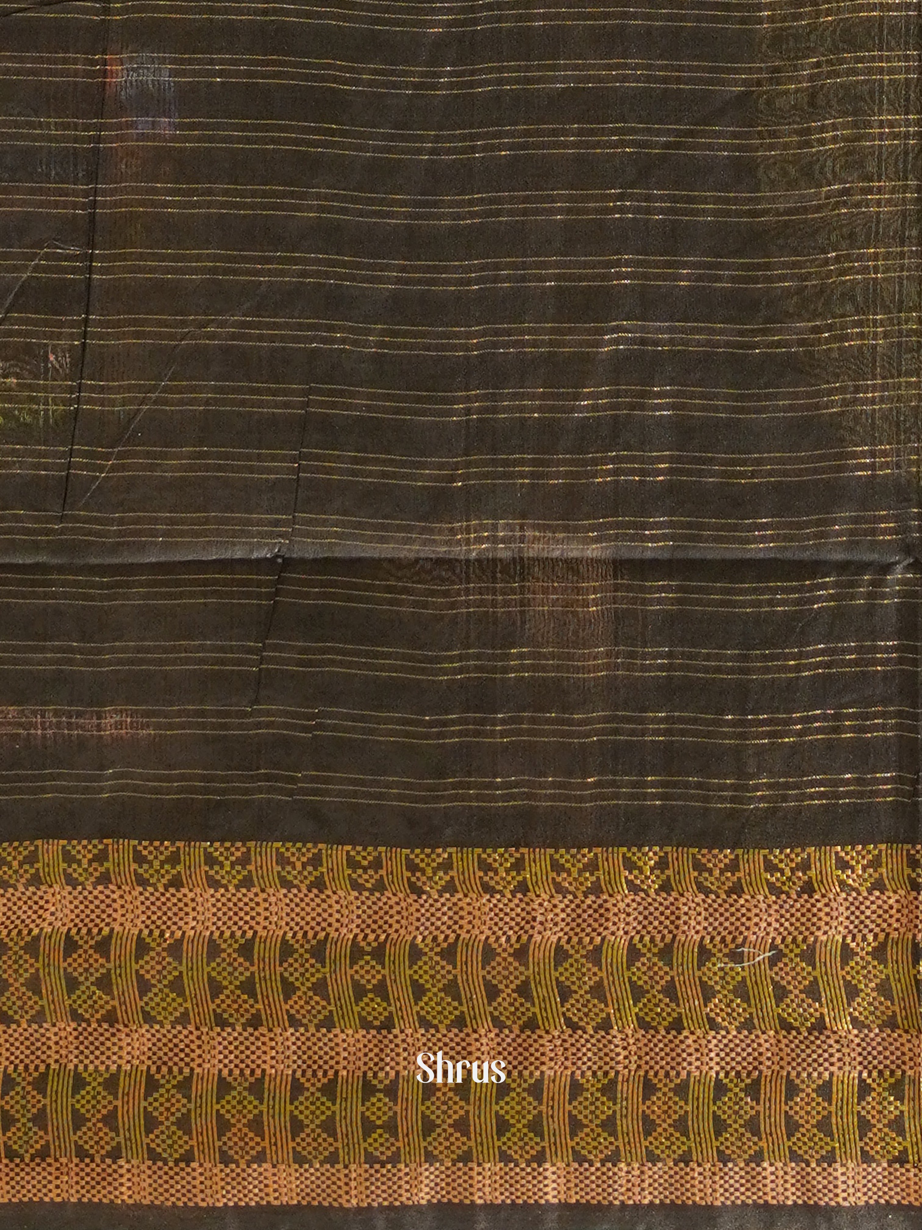 Grey & Black - Shibori Saree - Shop on ShrusEternity.com