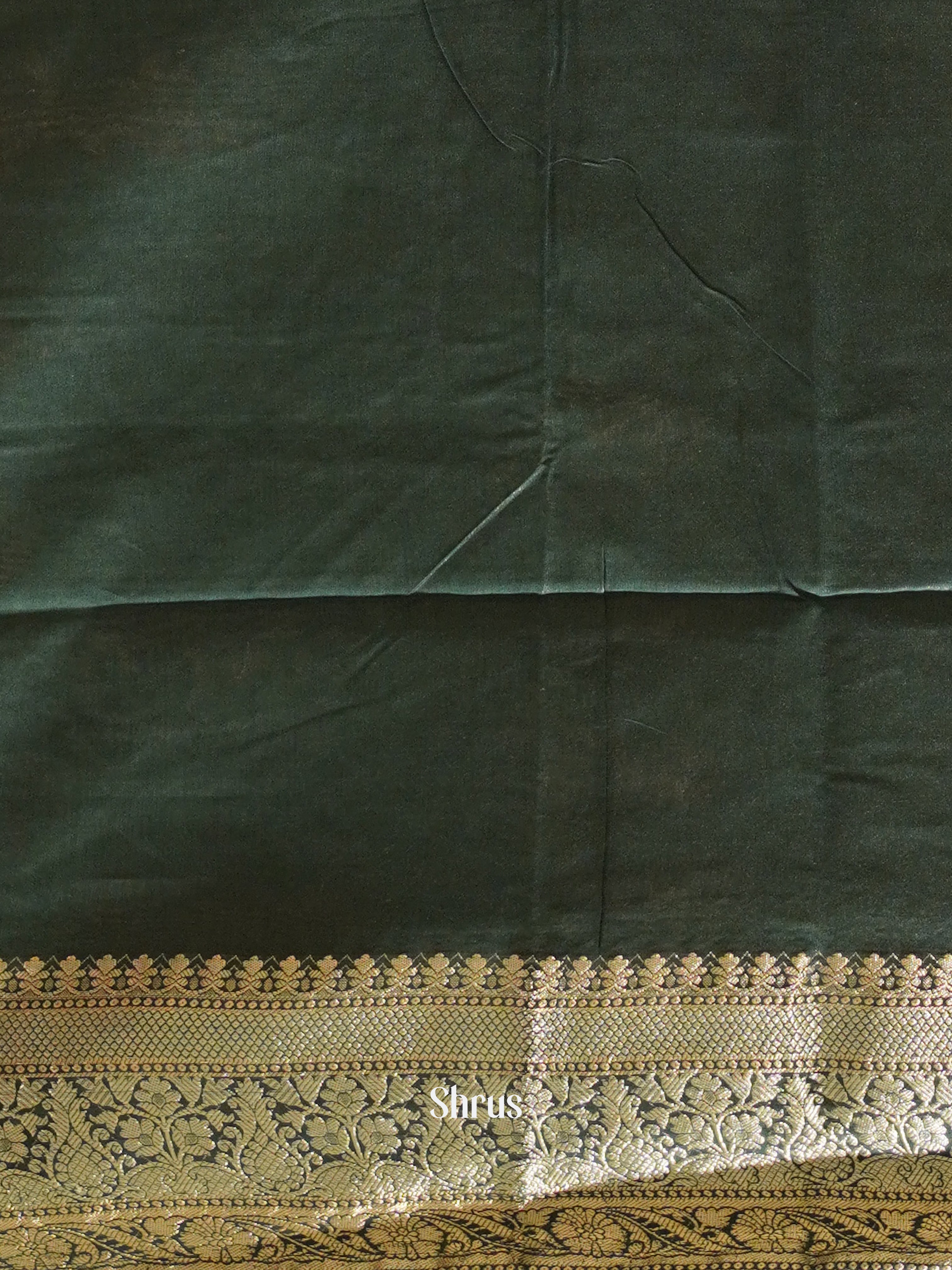 Green (Single Tone) - Semi Tusar Saree