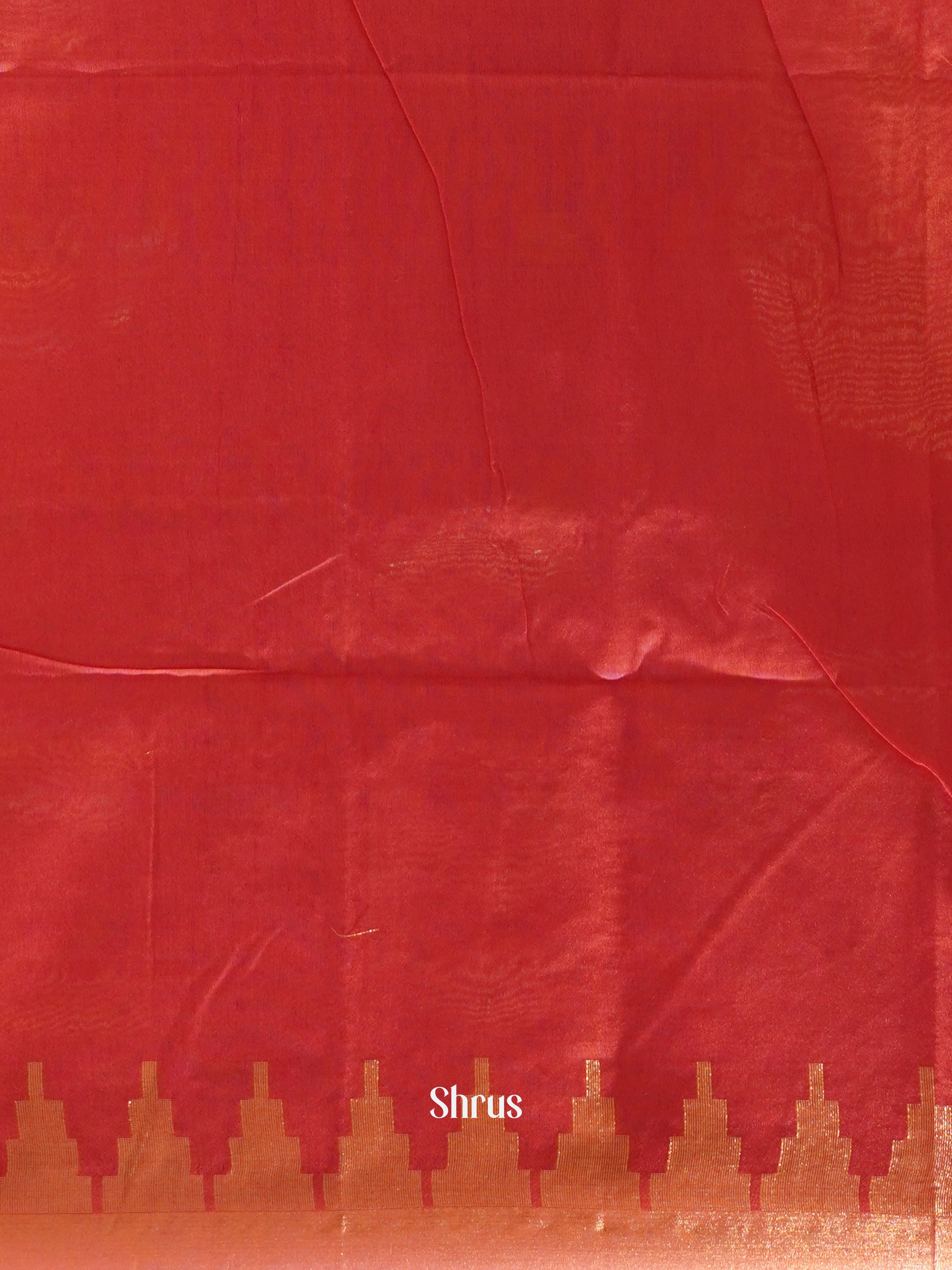 Pink(Single tone) - Semi Tussar Saree