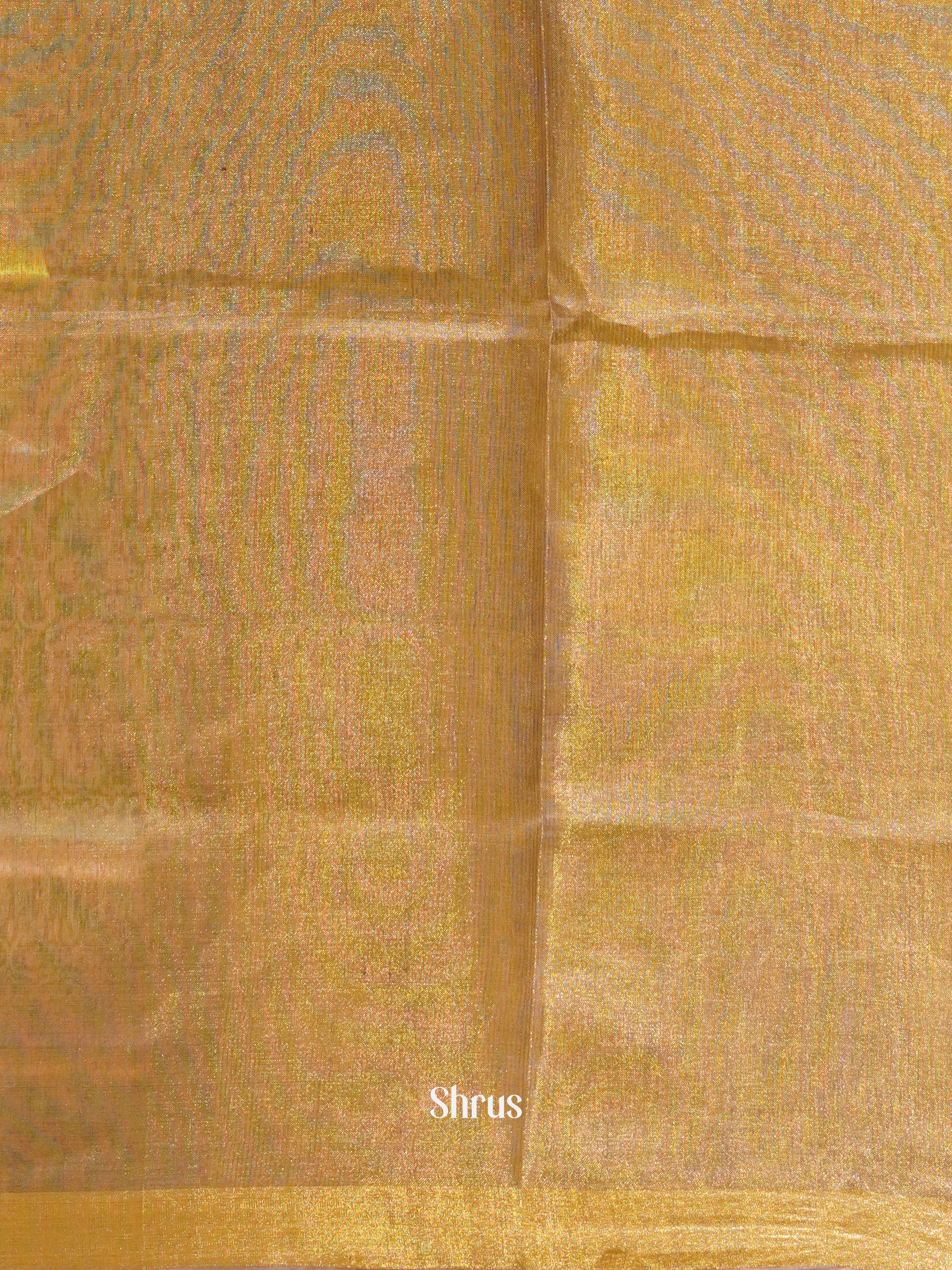 Beige & Brown - Linen saree