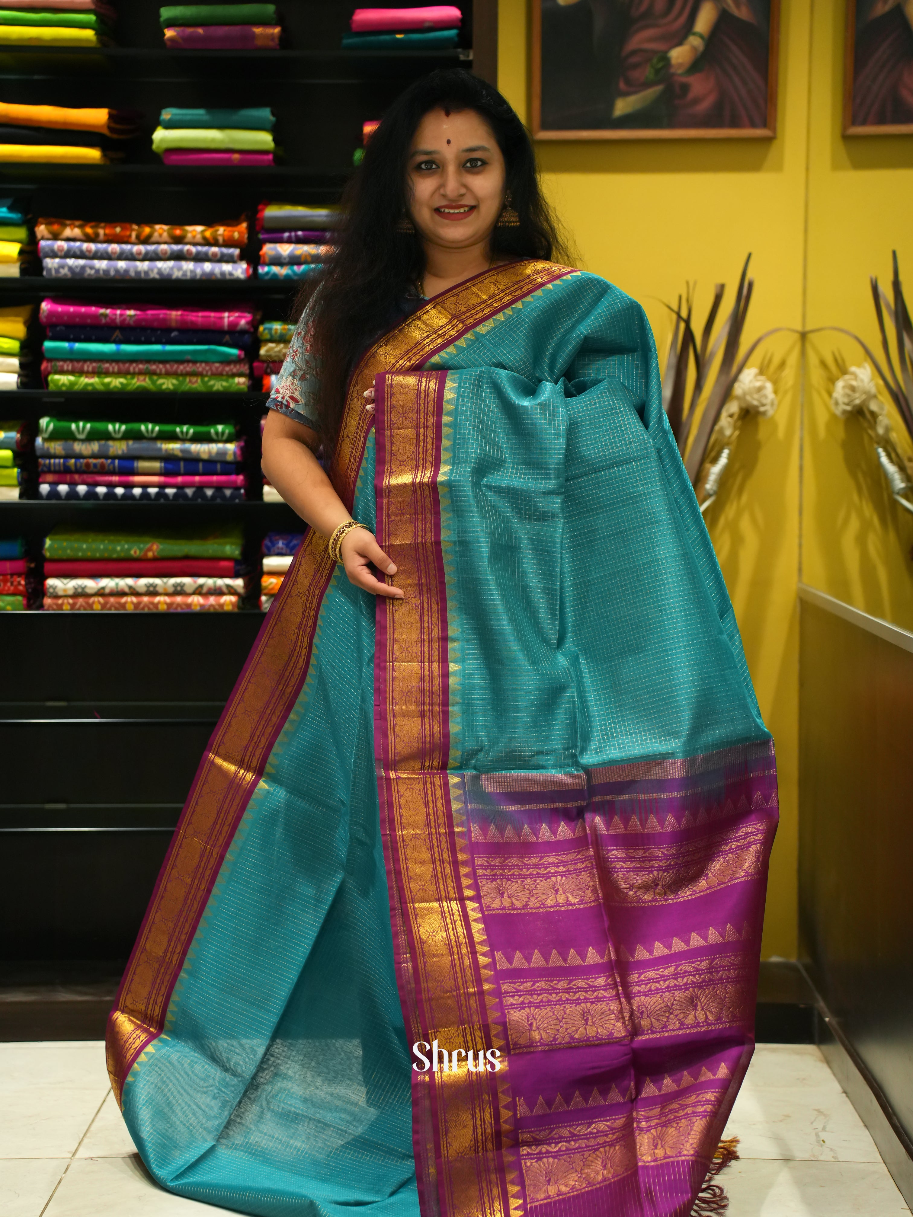 CES10235 - Silk Cotton Saree