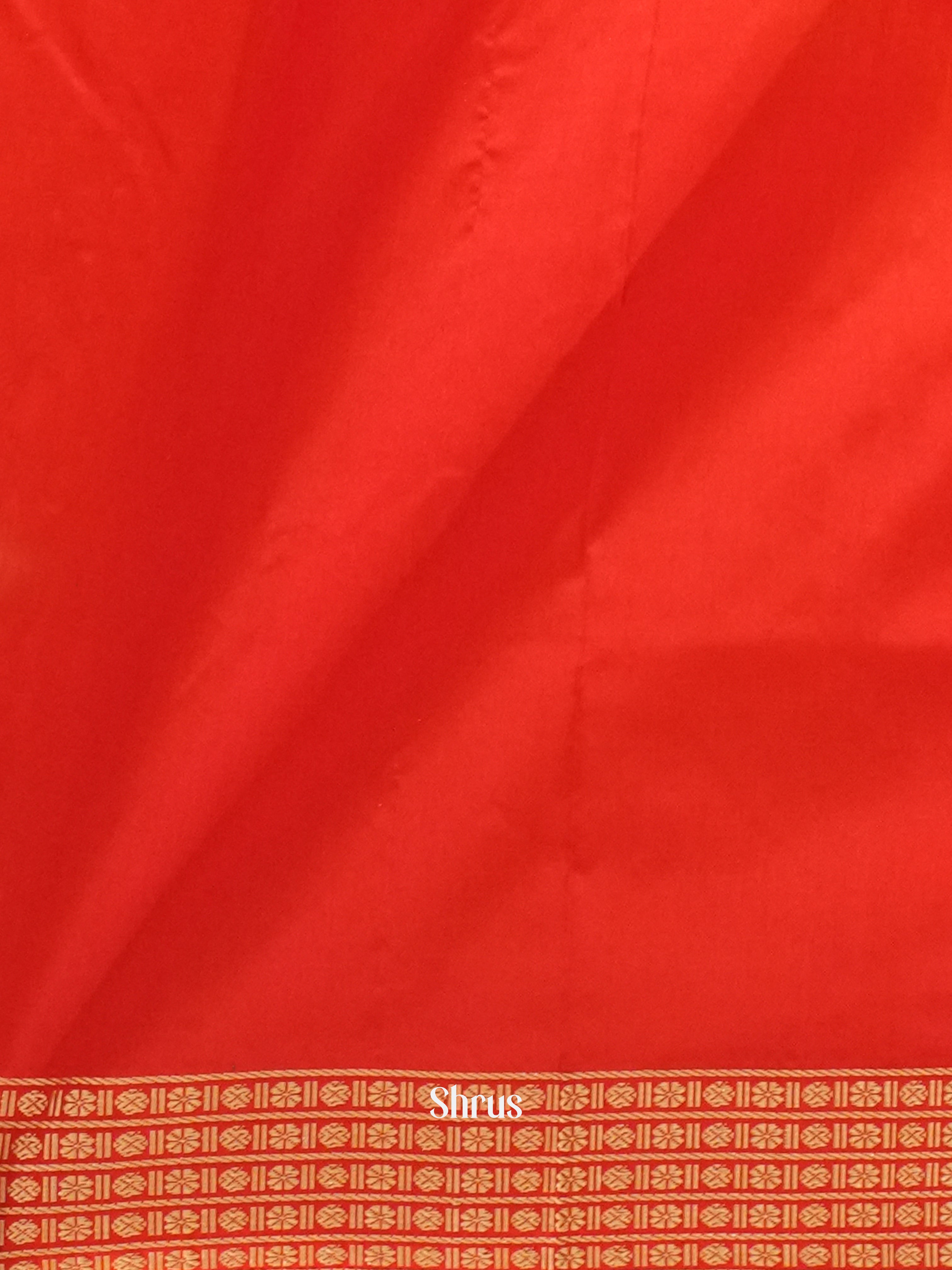 Yellow & Red- Odisha Sambalpuri Soft Silk Saree - Shop on ShrusEternity.com