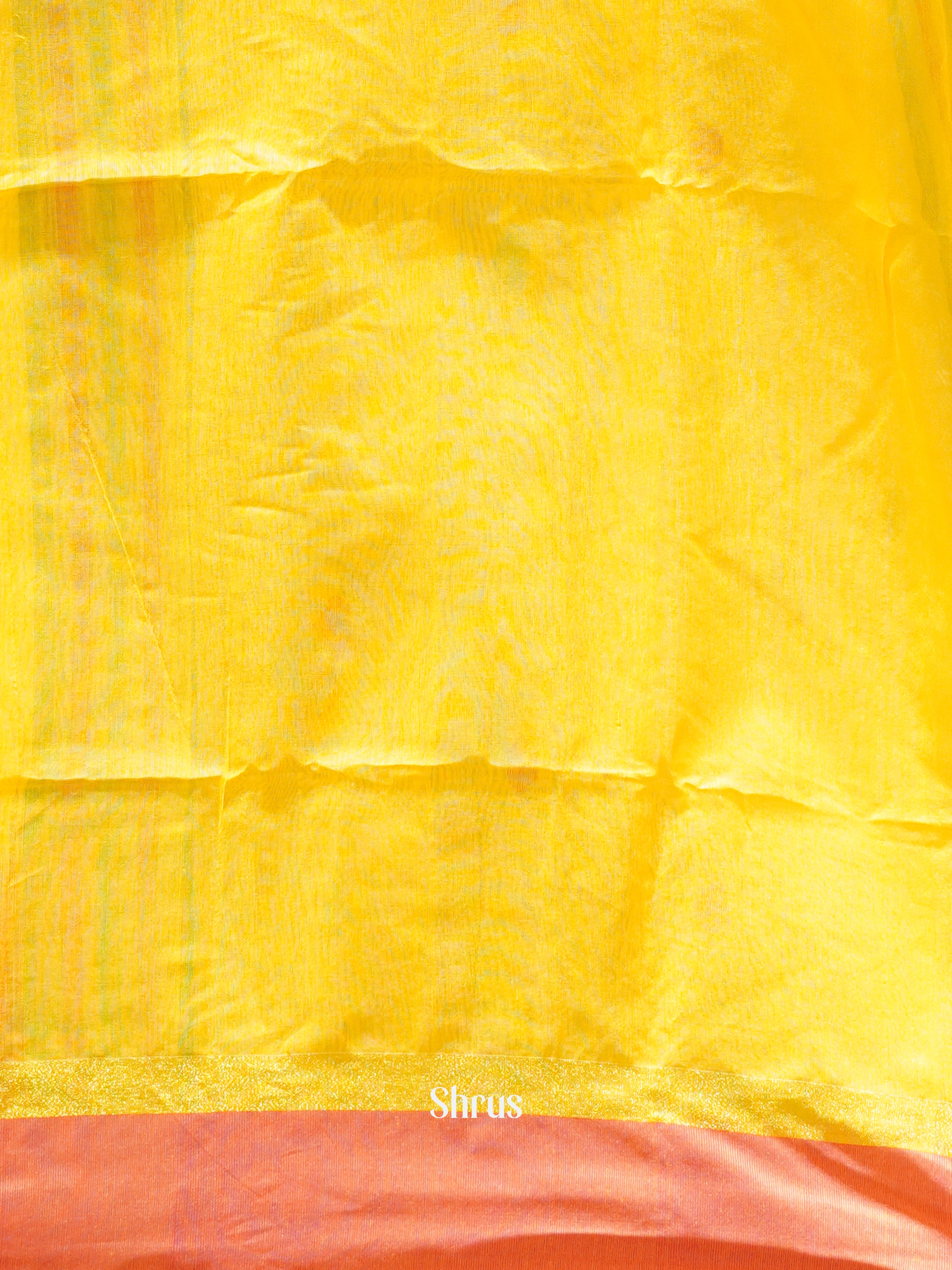 Yellow & Pink - Bengal cotton Saree - Shop on ShrusEternity.com