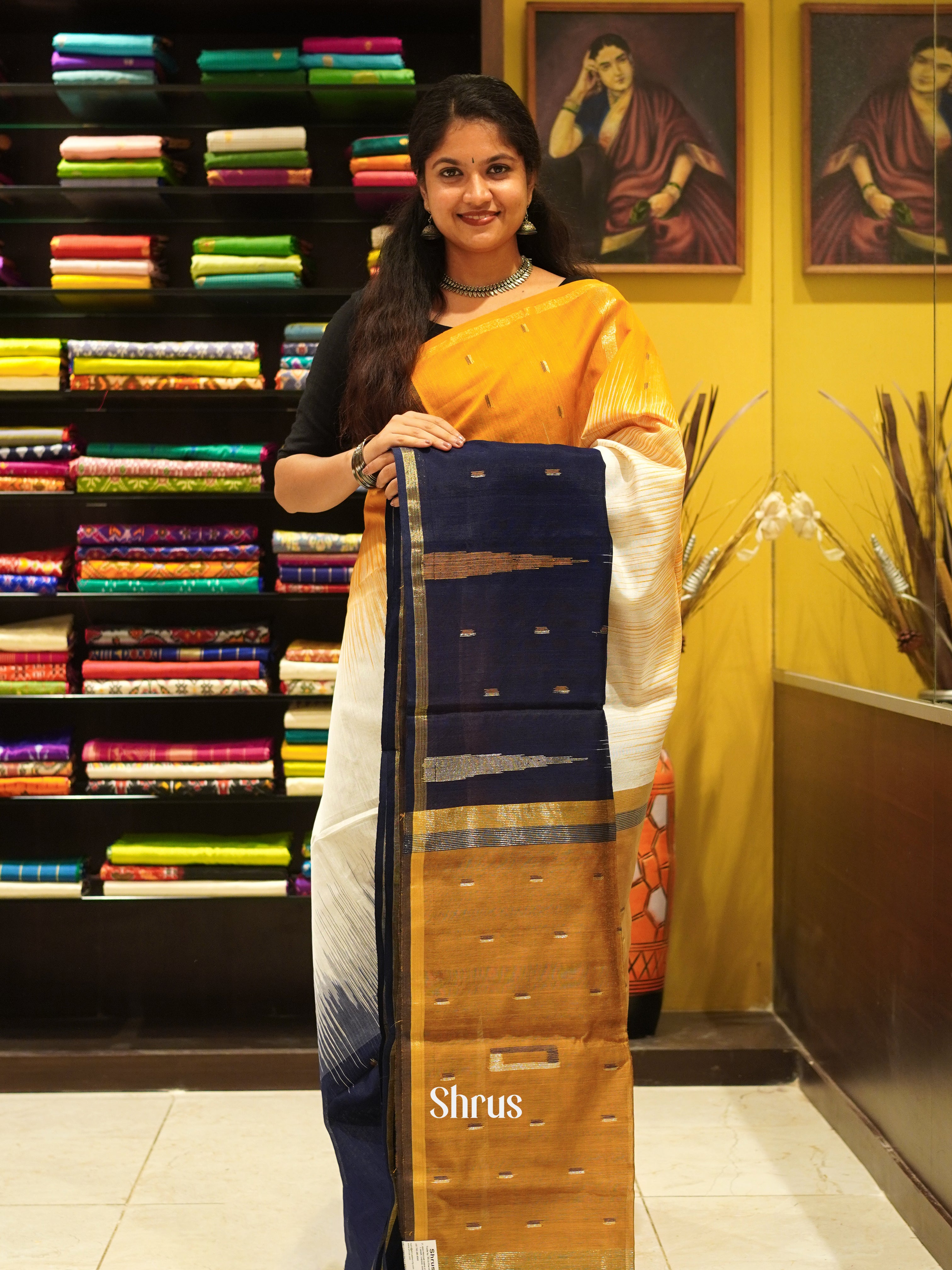 CES10379- Bengal cotton Saree - Shop on ShrusEternity.com