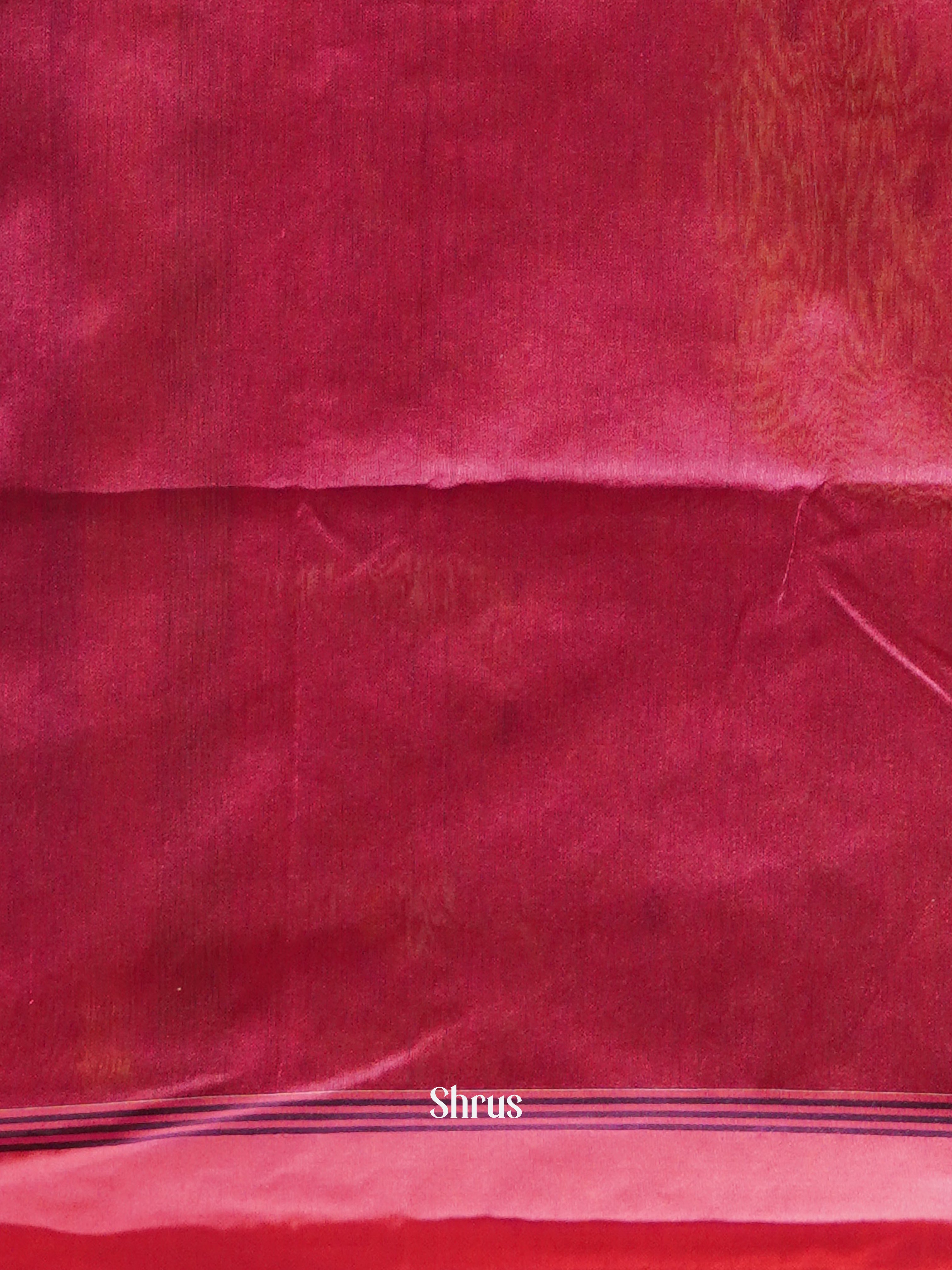 Pink & Grey - Bengal cotton Saree - Shop on ShrusEternity.com