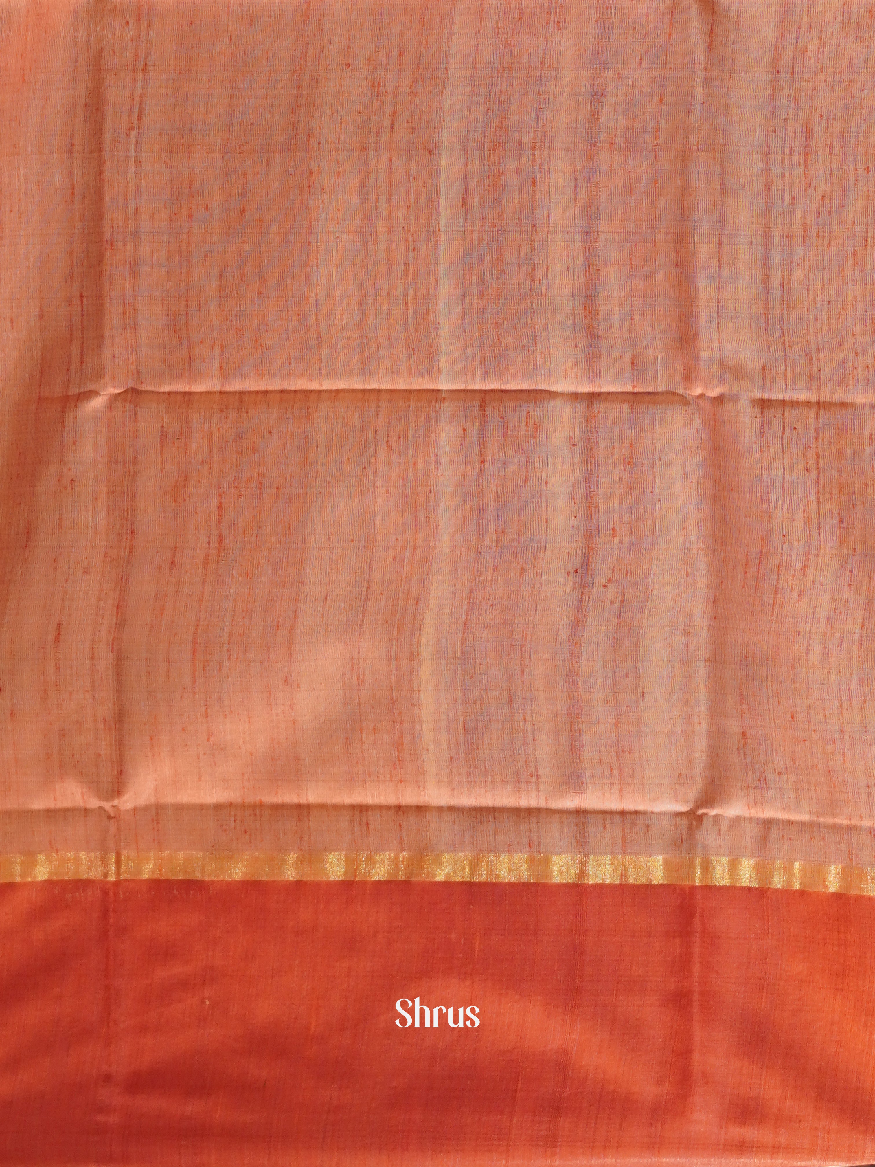 Yellow & Red - Raw Silk Saree - Shop on ShrusEternity.com