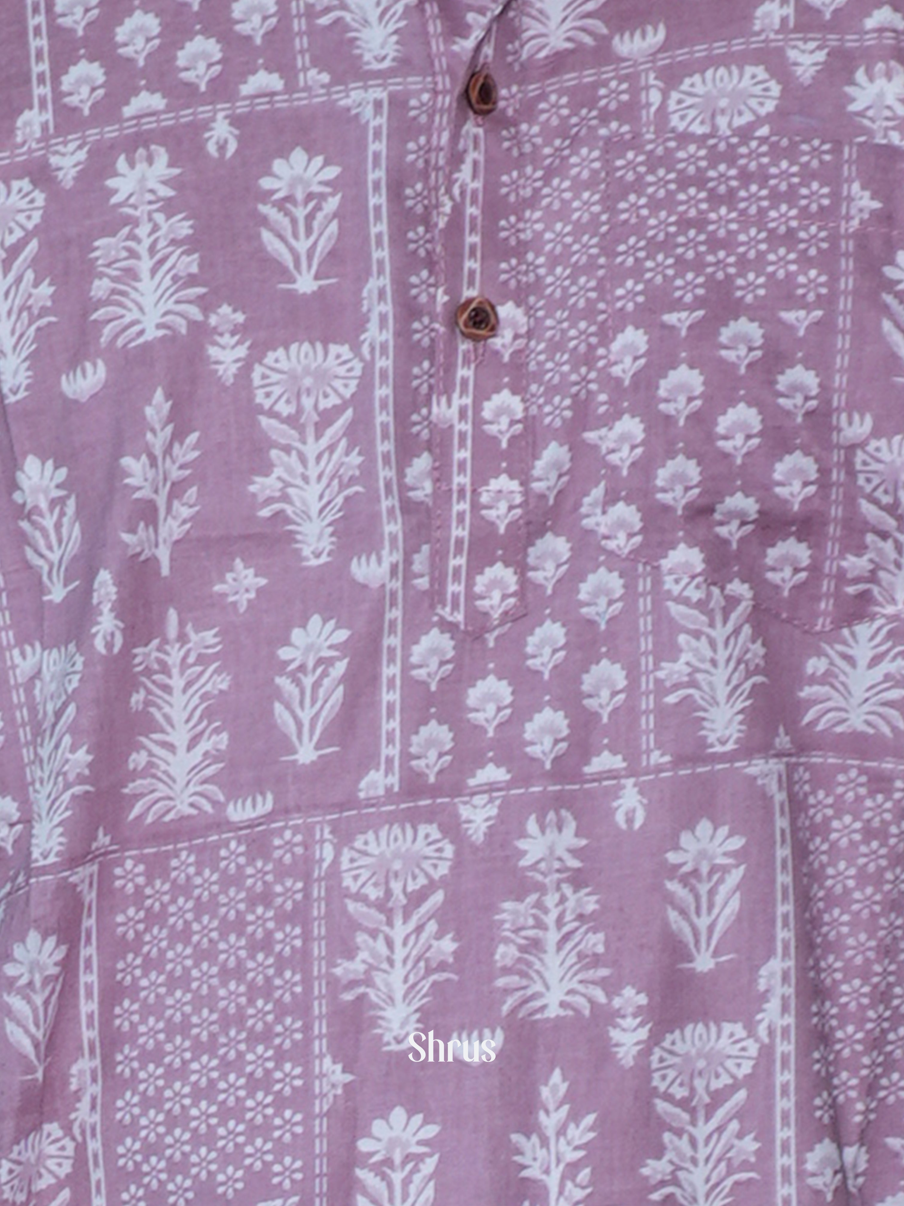 Purple - Readymade Mens Kurta