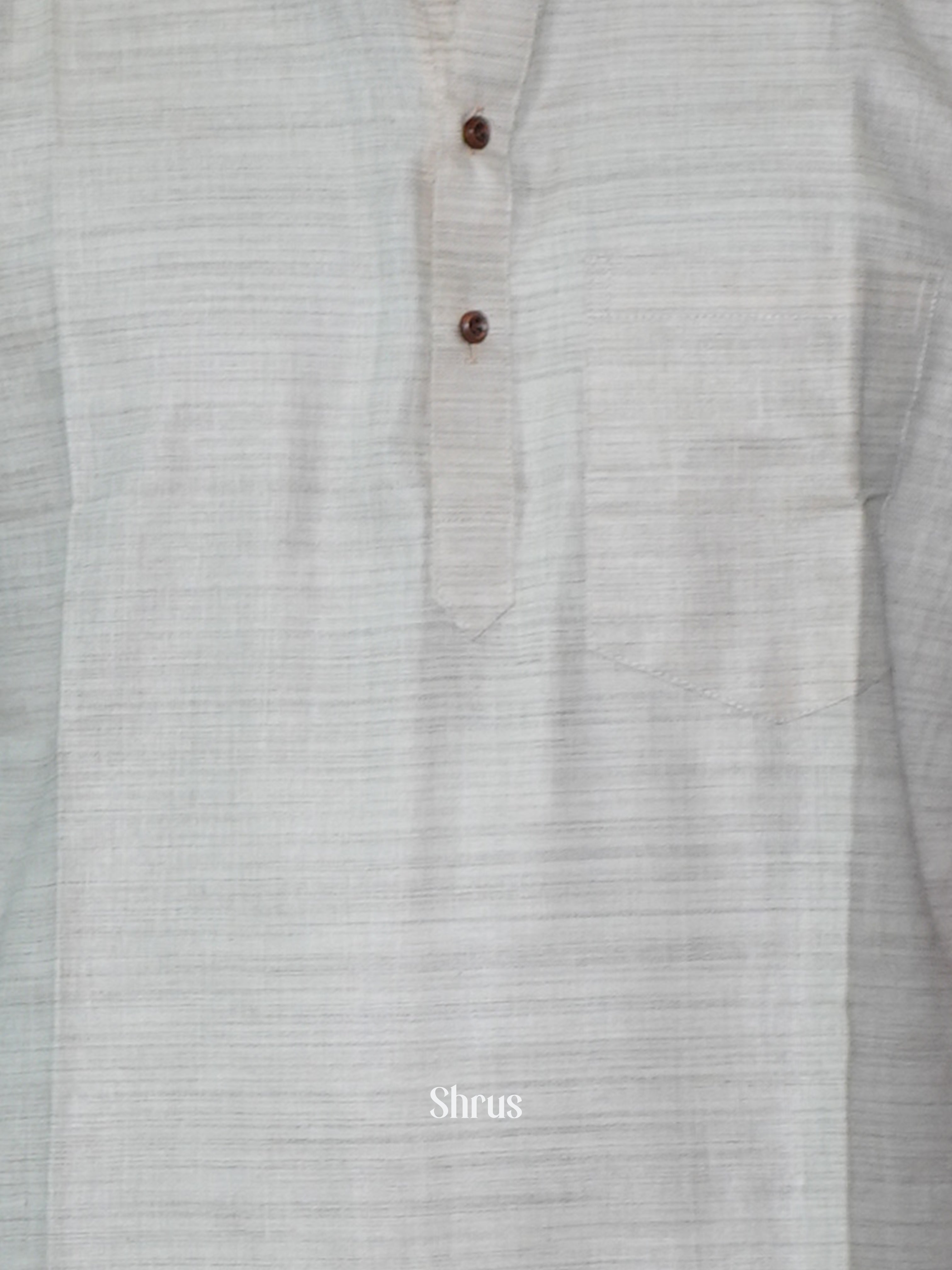 White - Readymade Mens Kurta