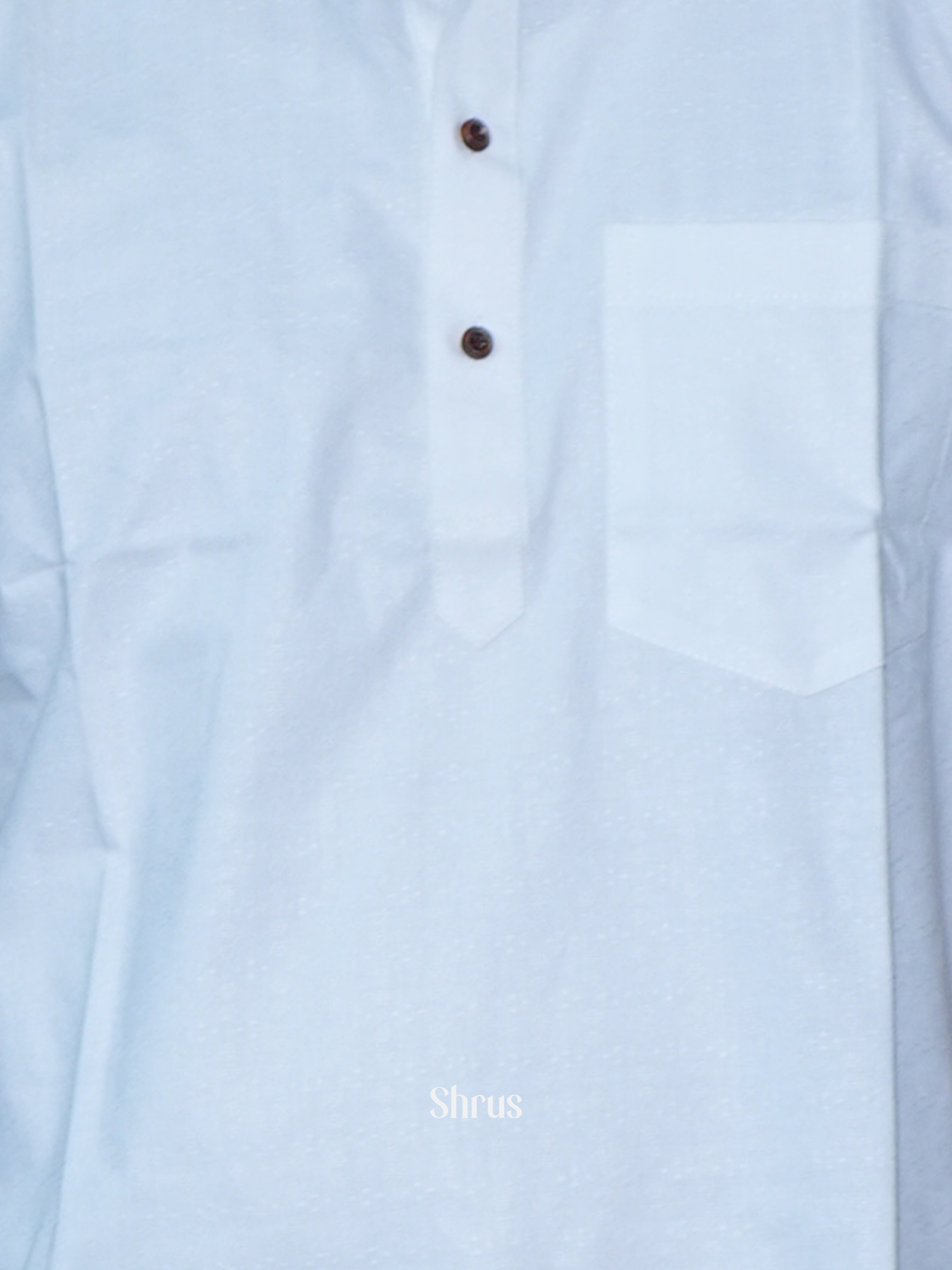 White - Readymade Mens kurta