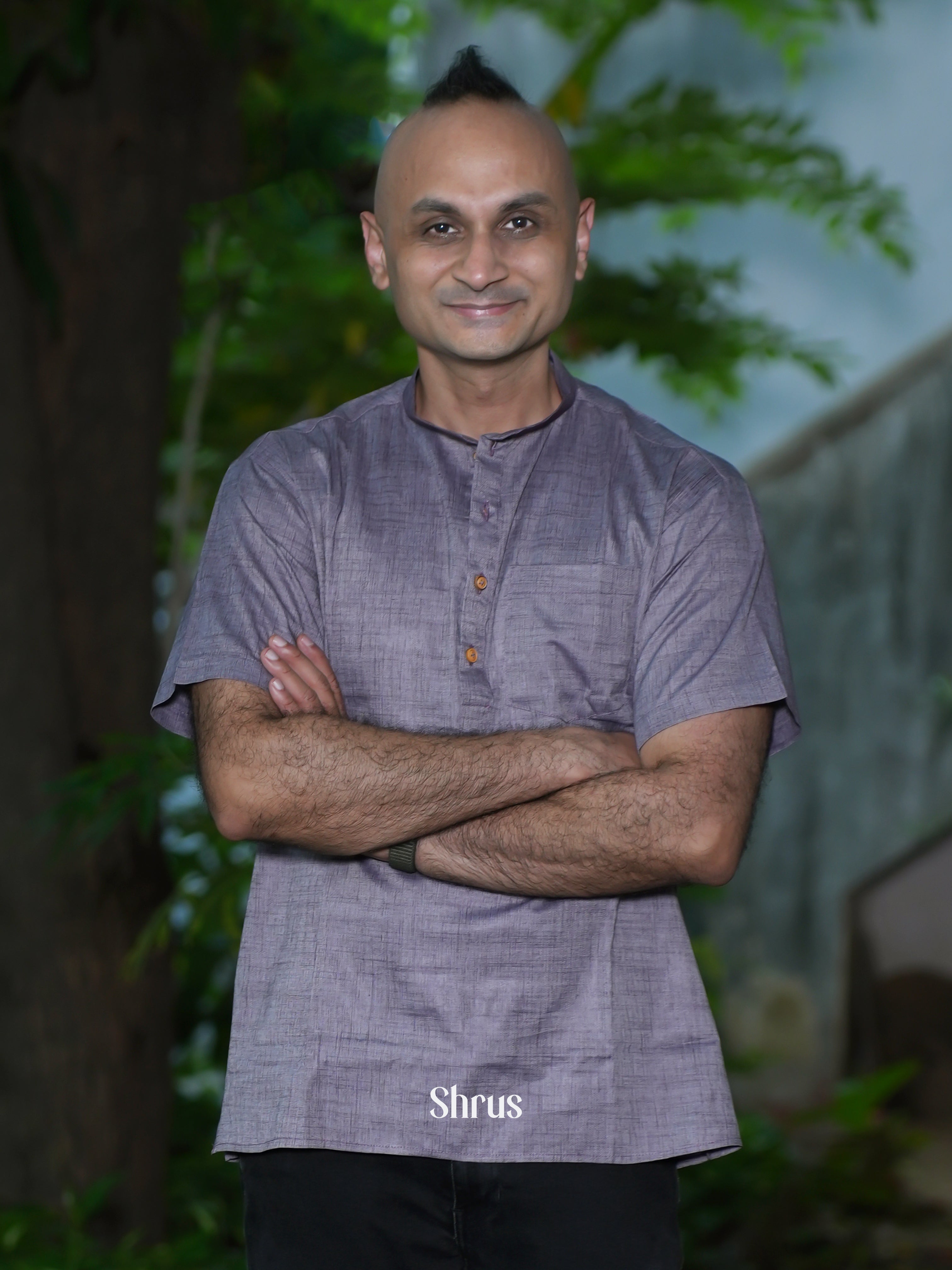 Purple - Readymade Mens Kurta