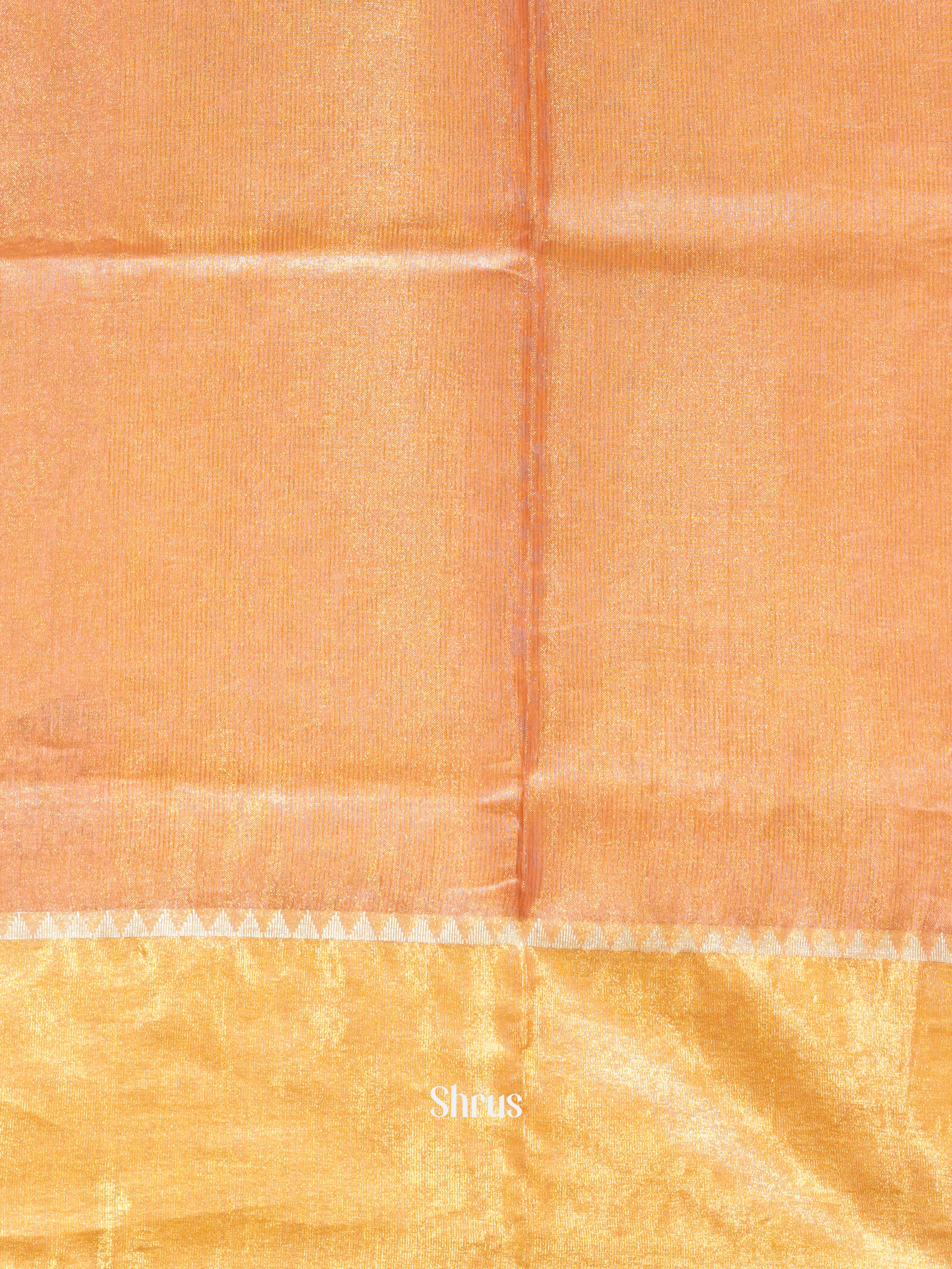 Peach(Single tone) - Linen Saree - Shop on ShrusEternity.com