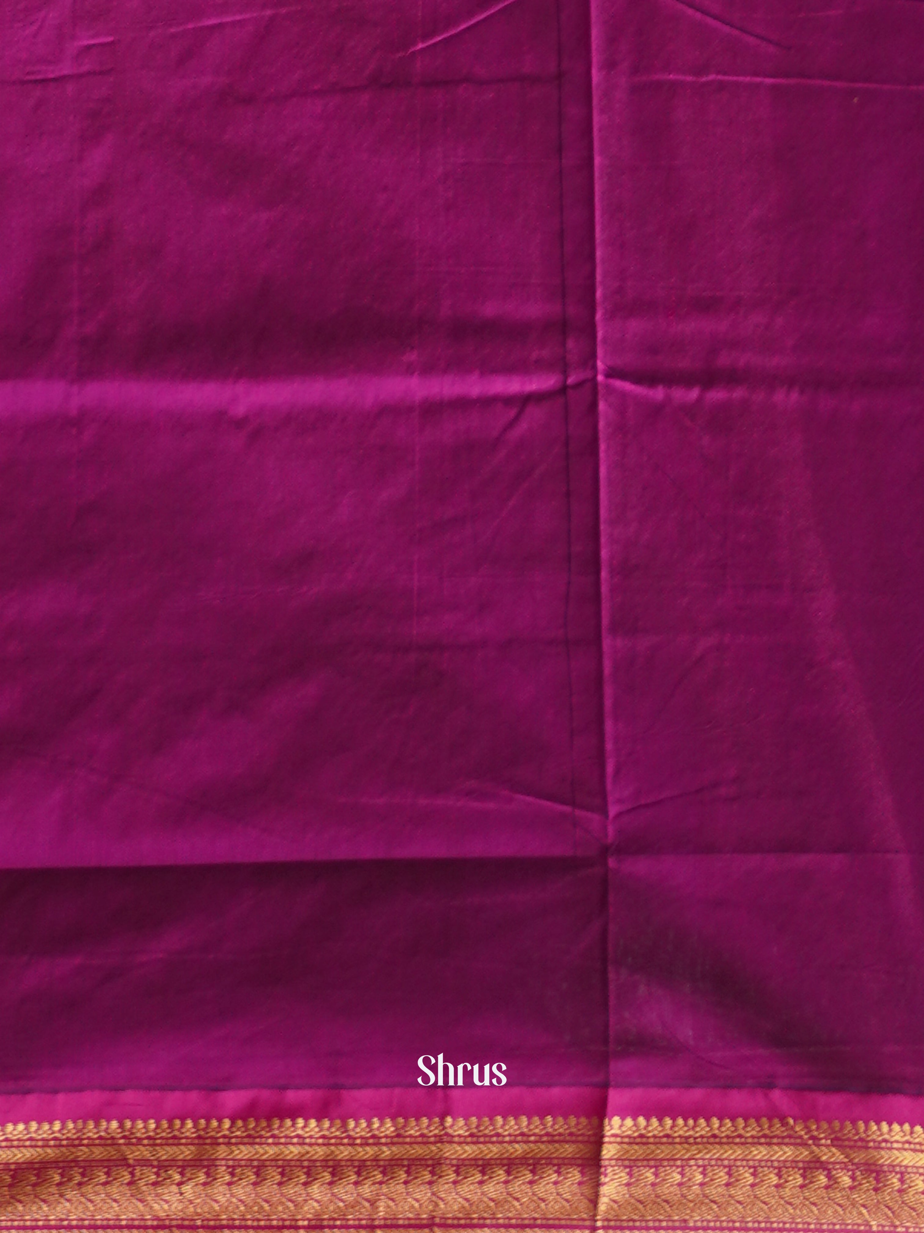 Green & Purple- Kalyani Cotton Saree