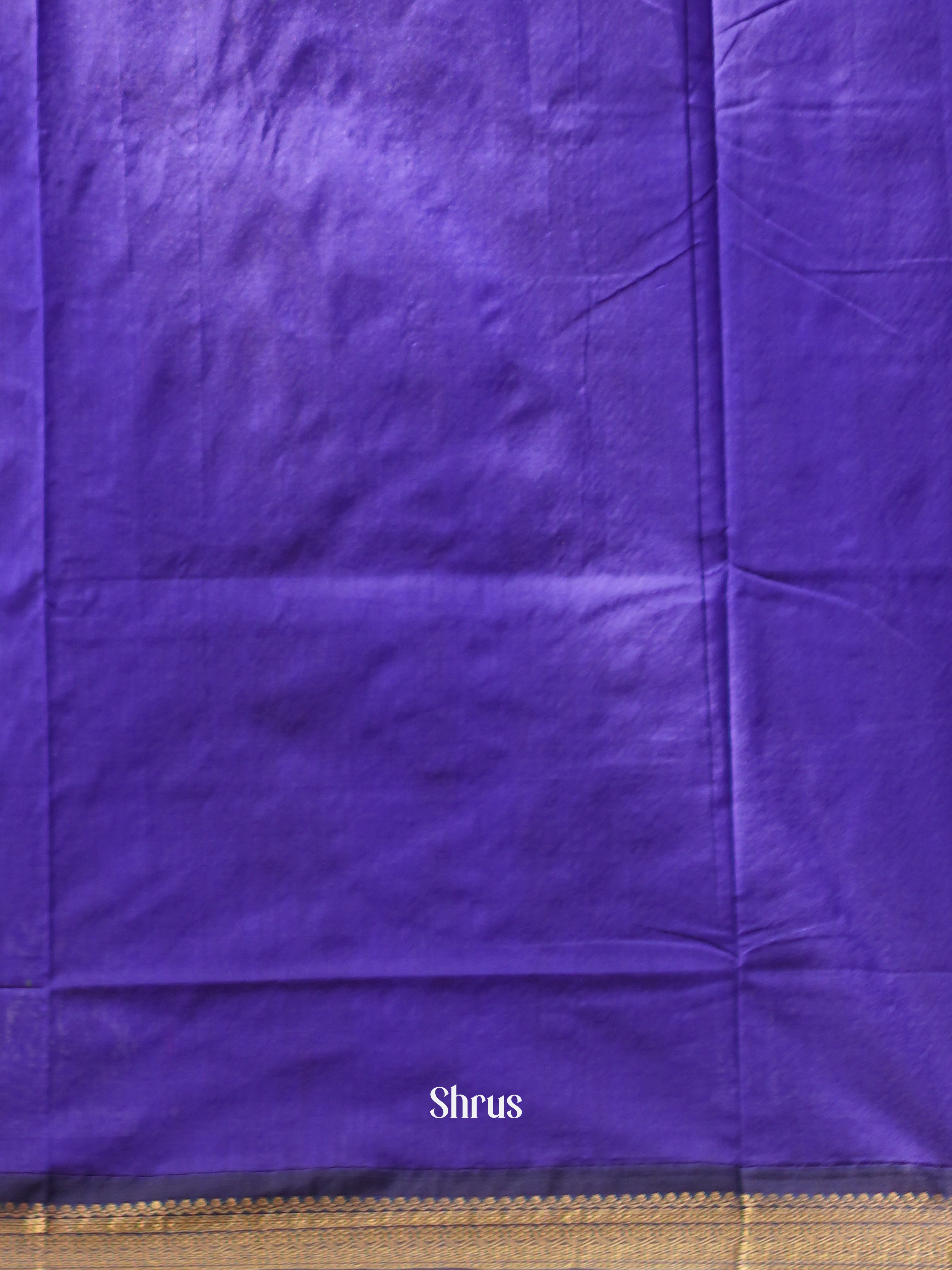 Elachi Green & Purple  - Kalyani Cotton Saree