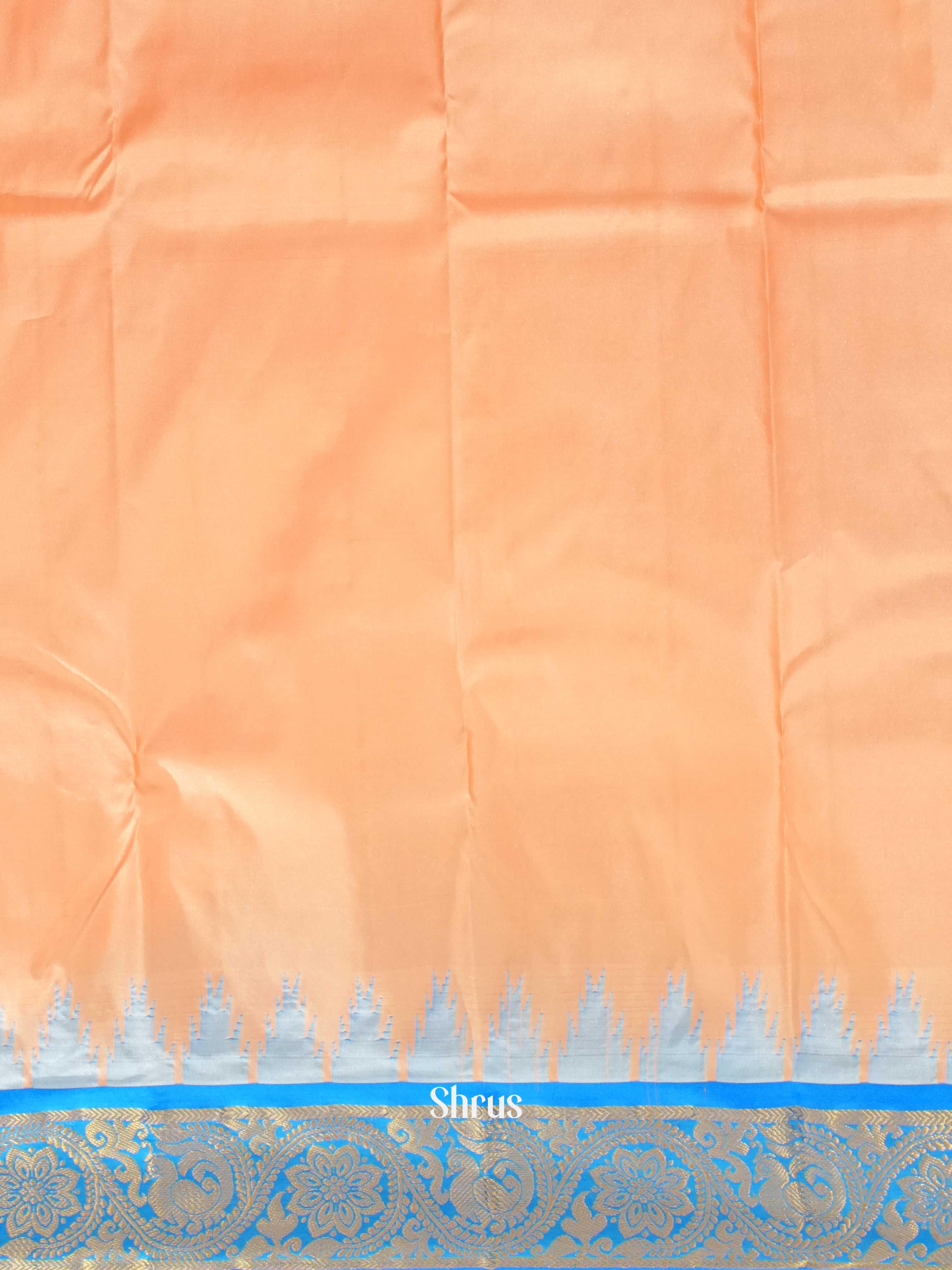 CES16006 - Kanchipuram-halfpure Saree - Shop on ShrusEternity.com