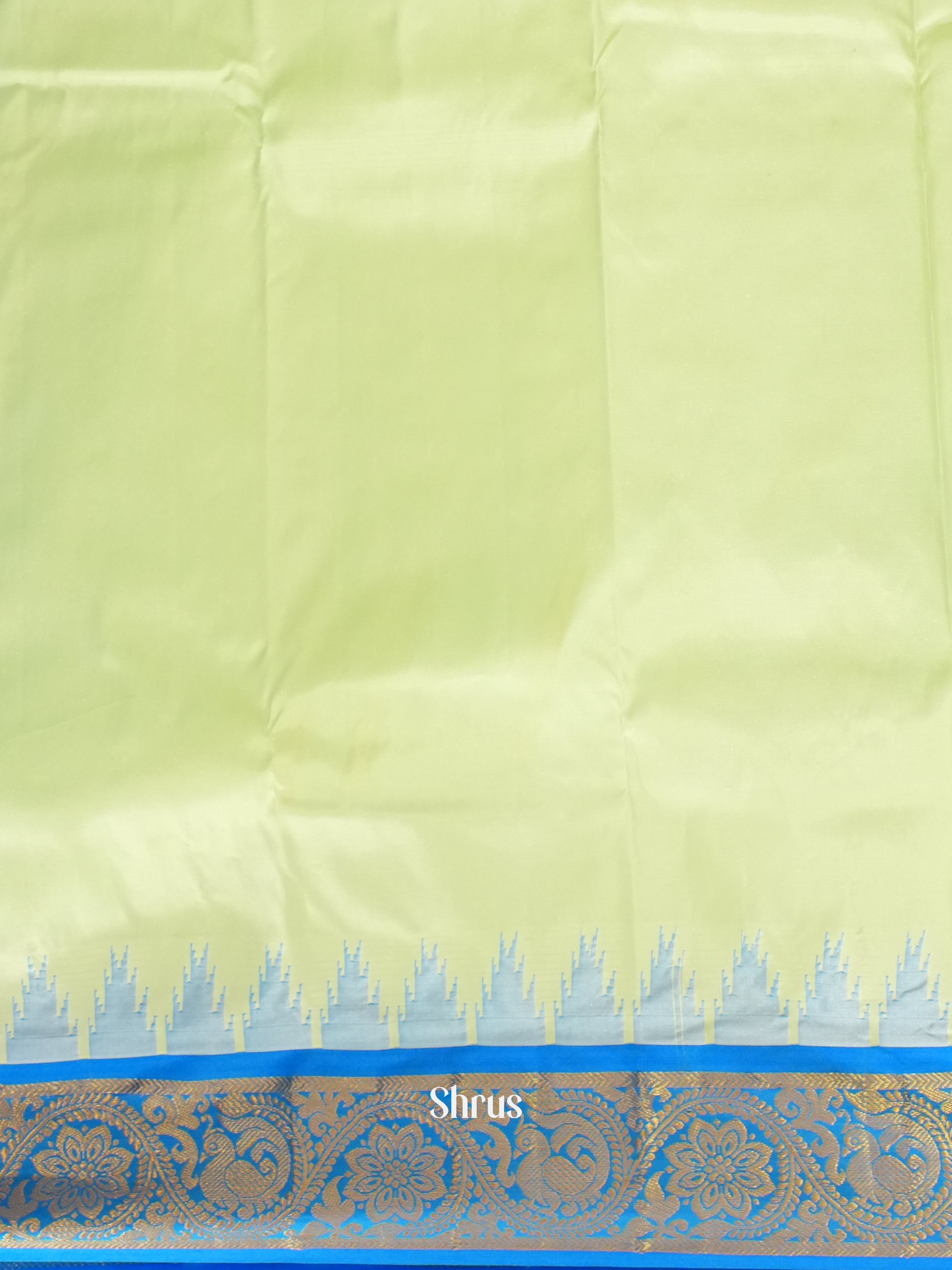 CES16011 - Kanchipuram-halfpure Saree - Shop on ShrusEternity.com