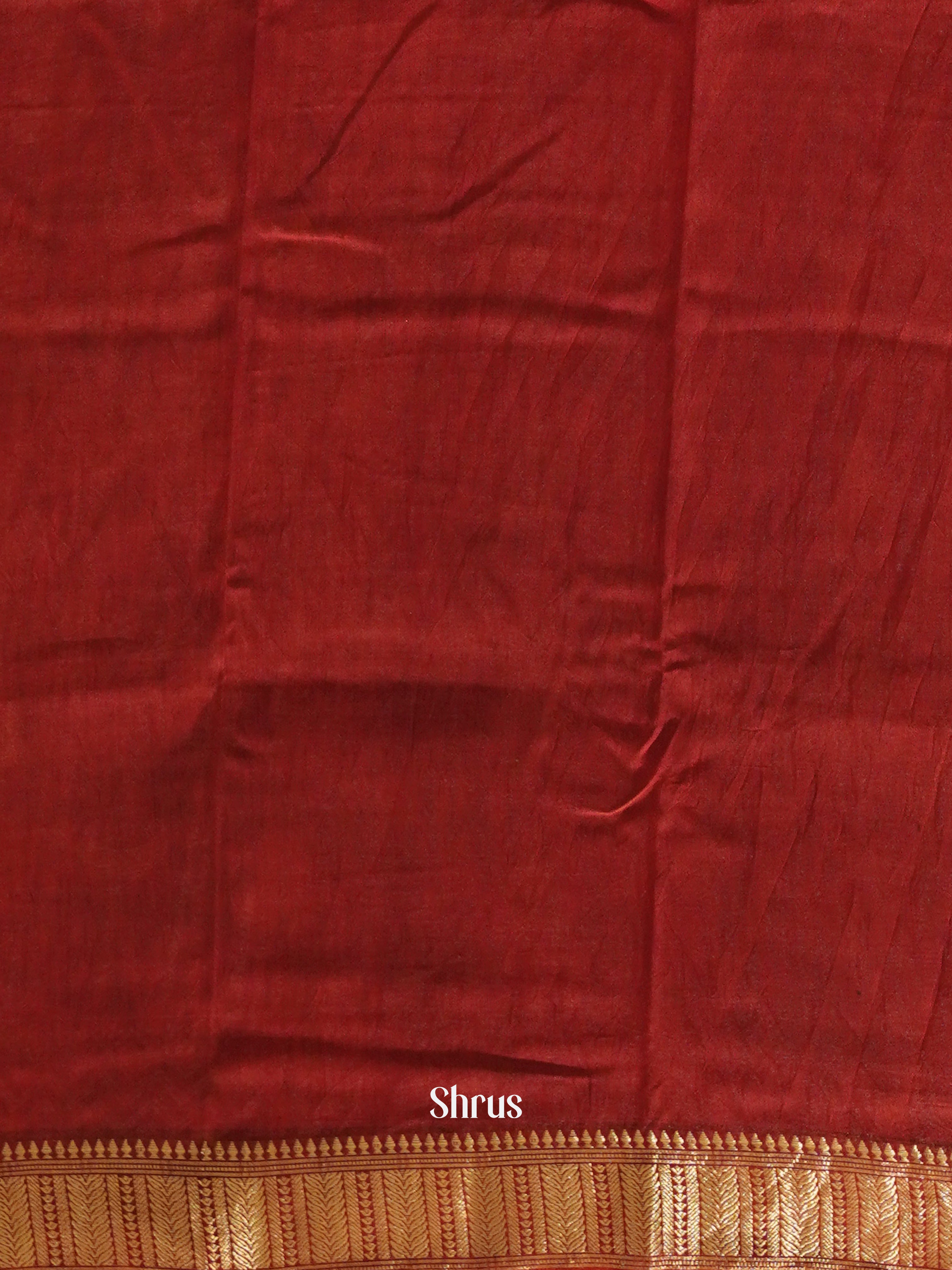 Black & Red - Art Modal Saree - Shop on ShrusEternity.com