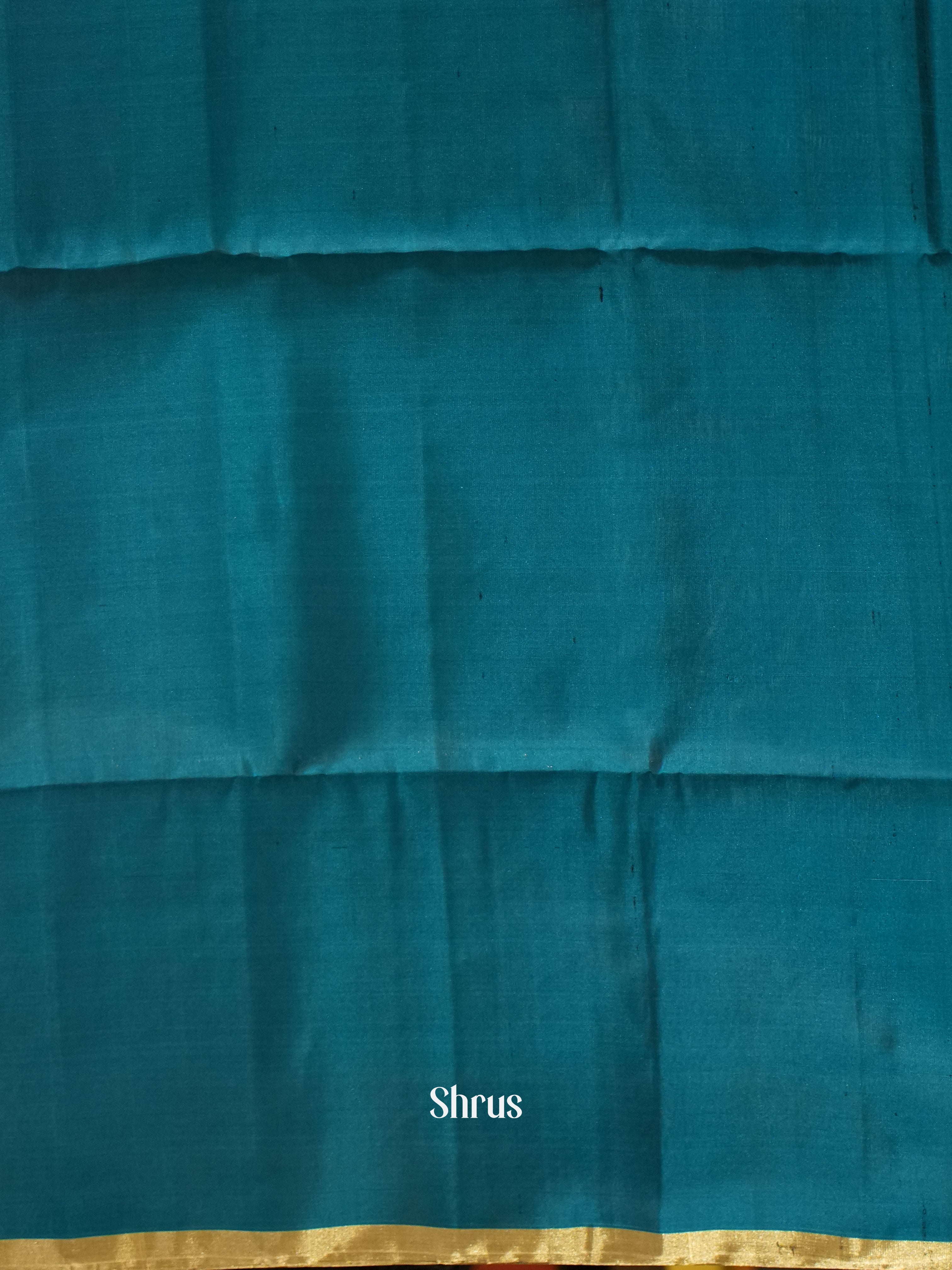 Wine & Blue - Soft Silk Saree - Shop on ShrusEternity.com