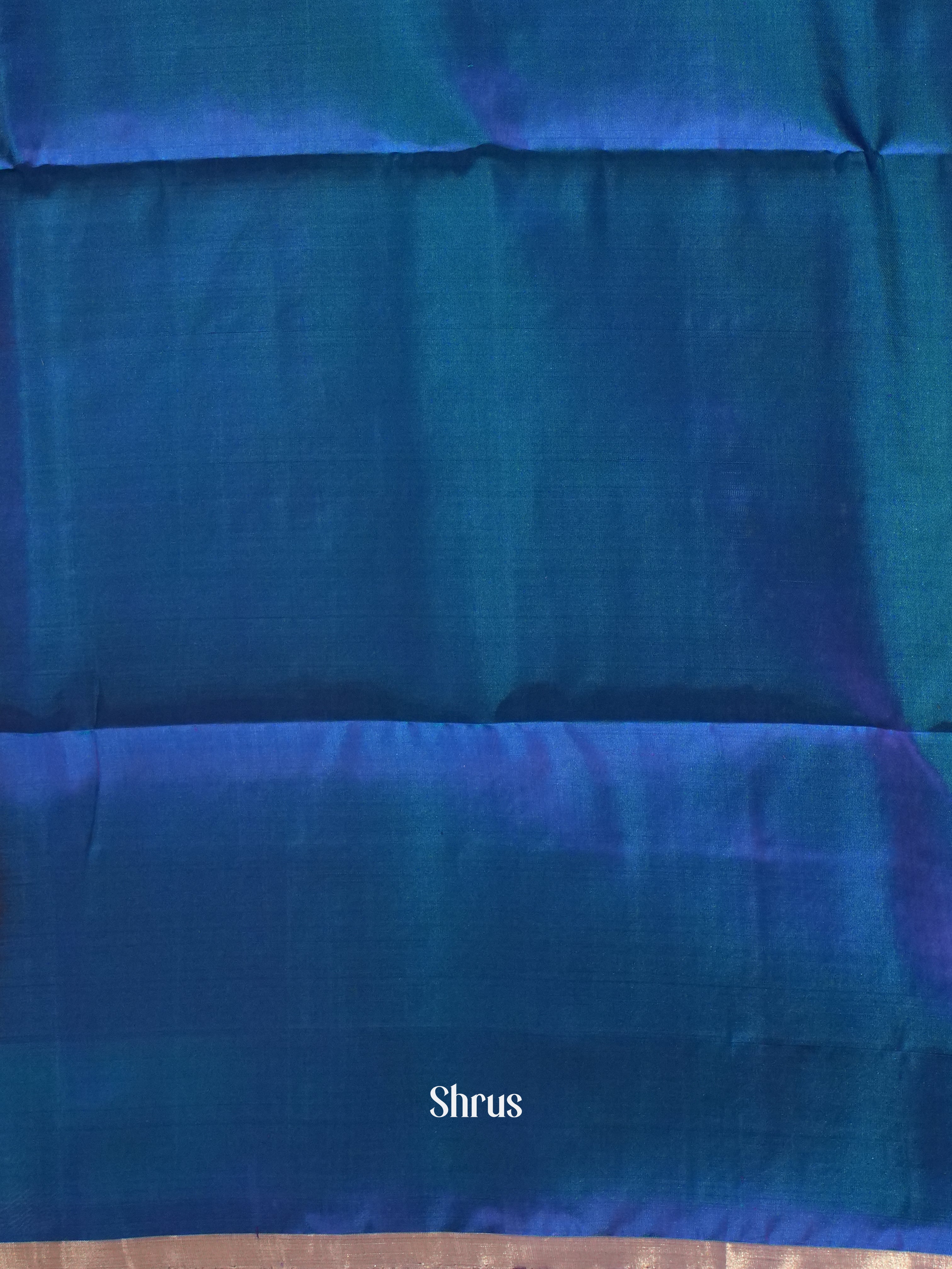 Purple & Blue - Soft Silk Saree - Shop on ShrusEternity.com