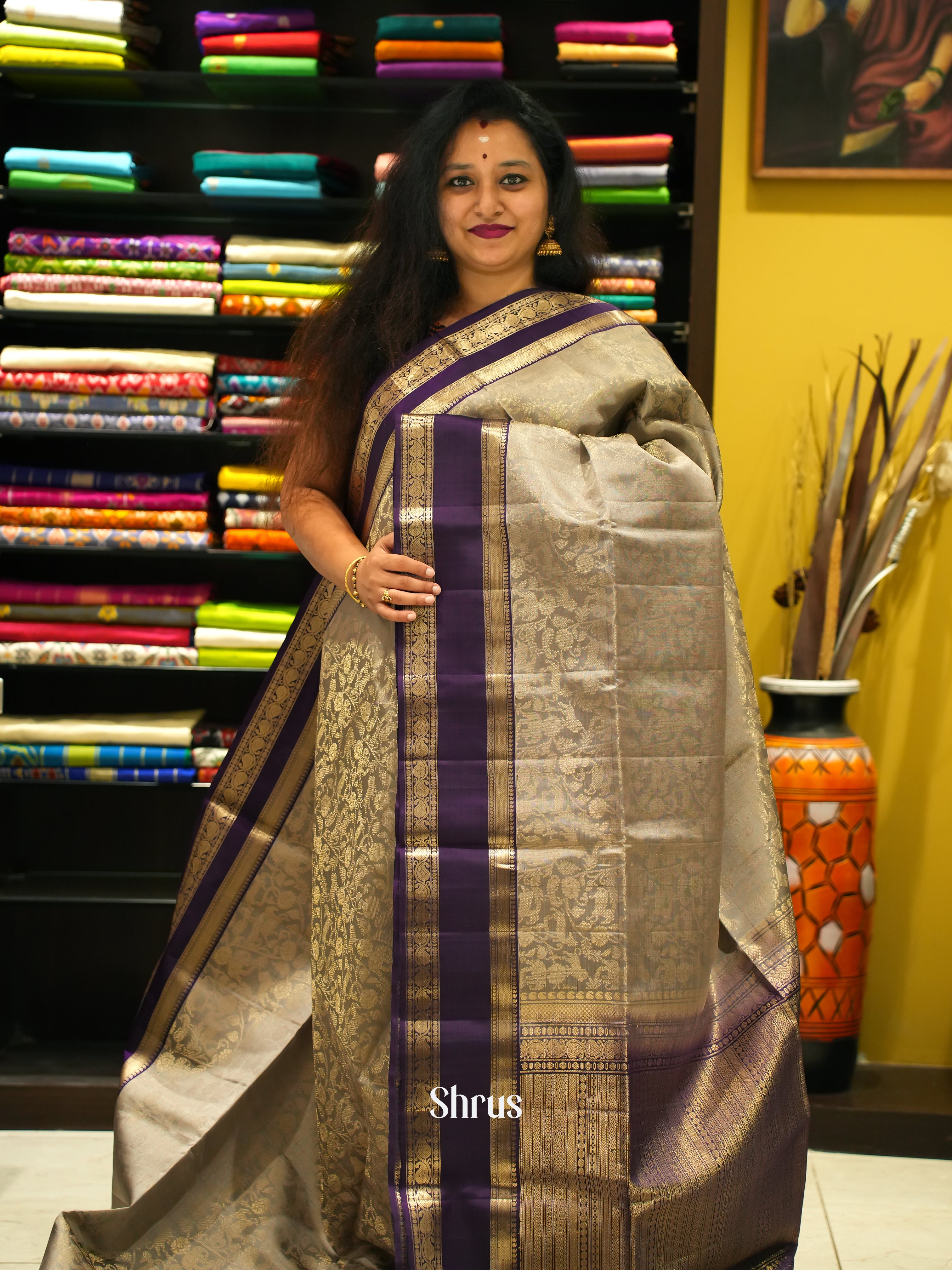 CES16077 - Soft Silk Saree - Shop on ShrusEternity.com