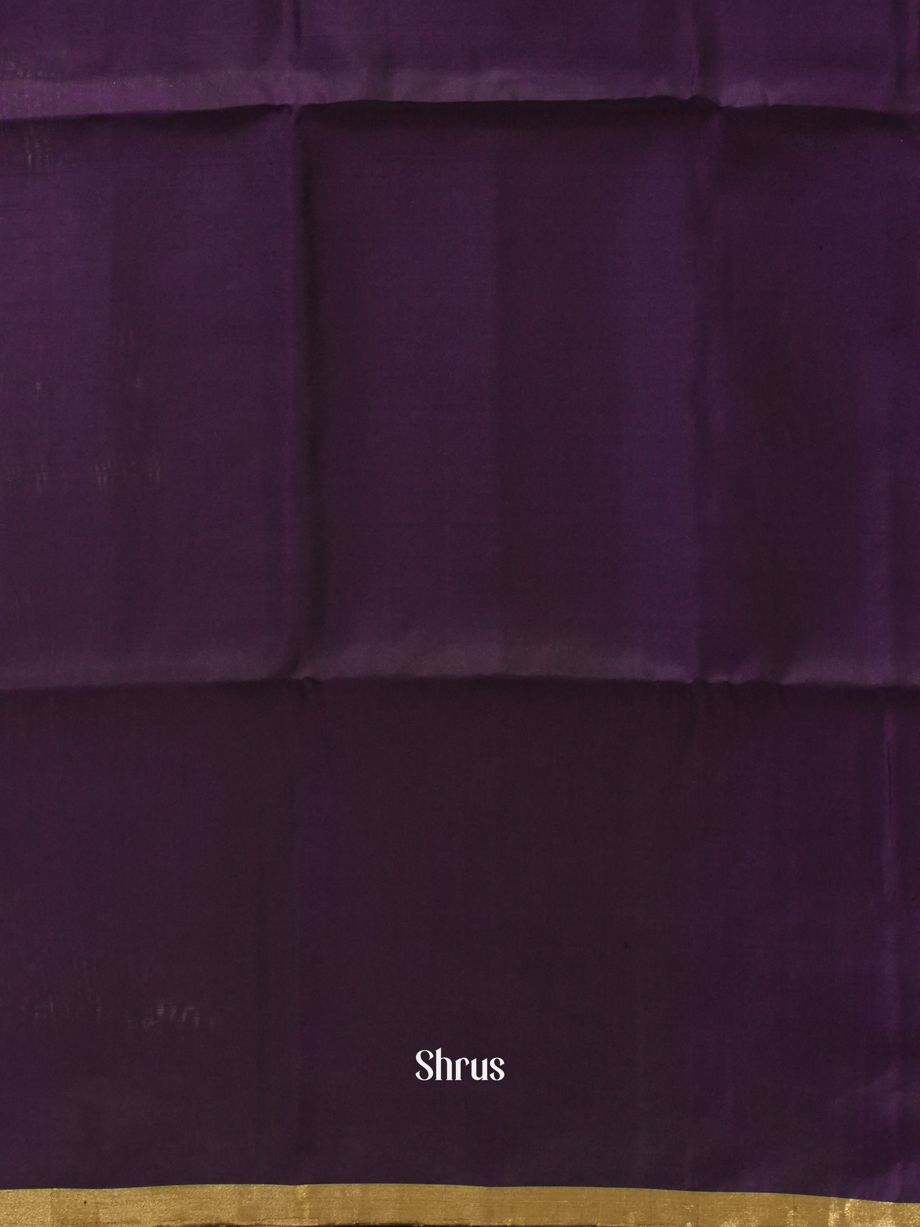 EggPlant(Single Tone) - Soft Silk Saree - Shop on ShrusEternity.com