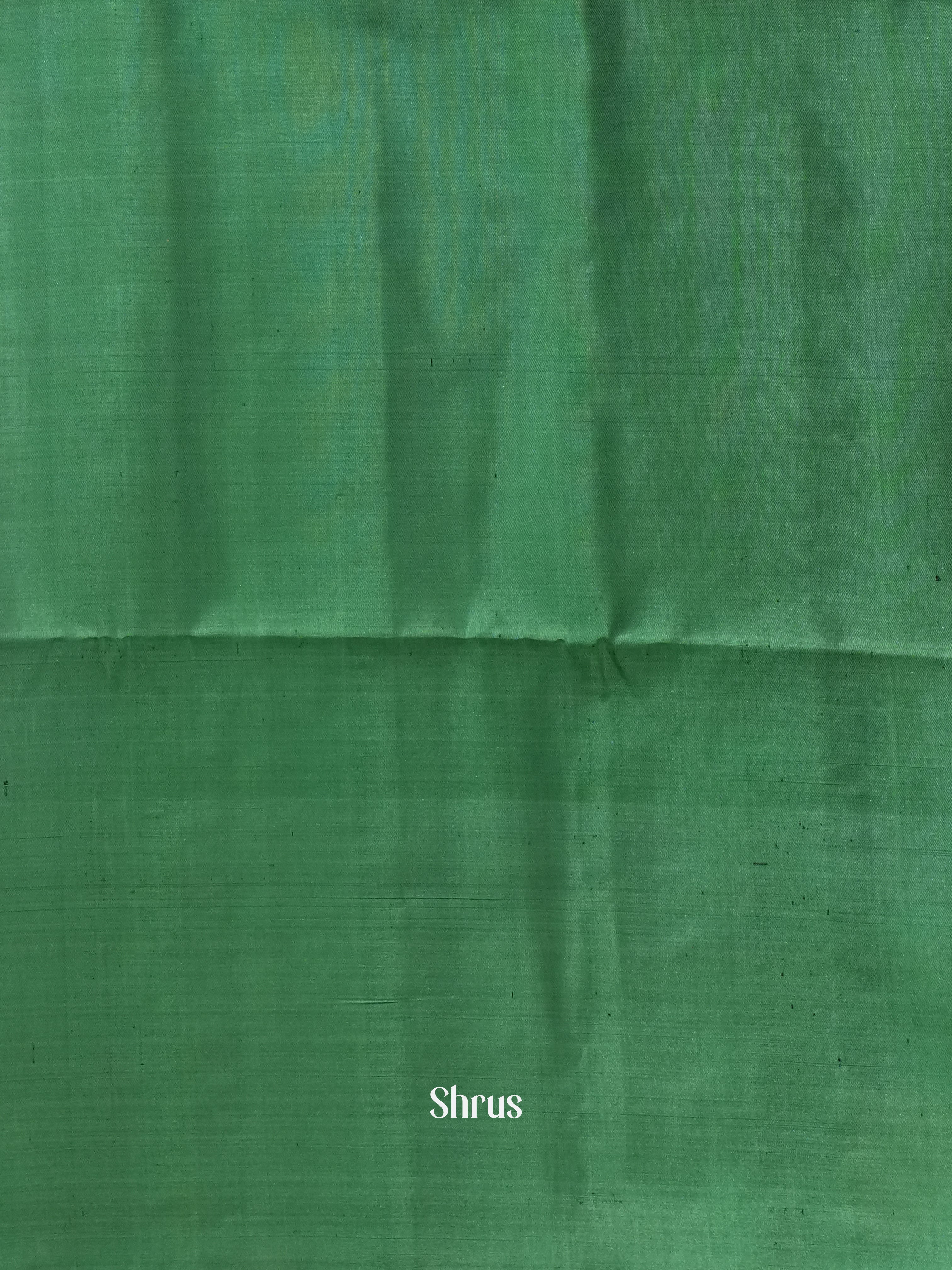 Brown & Green - Soft Silk Saree - Shop on ShrusEternity.com