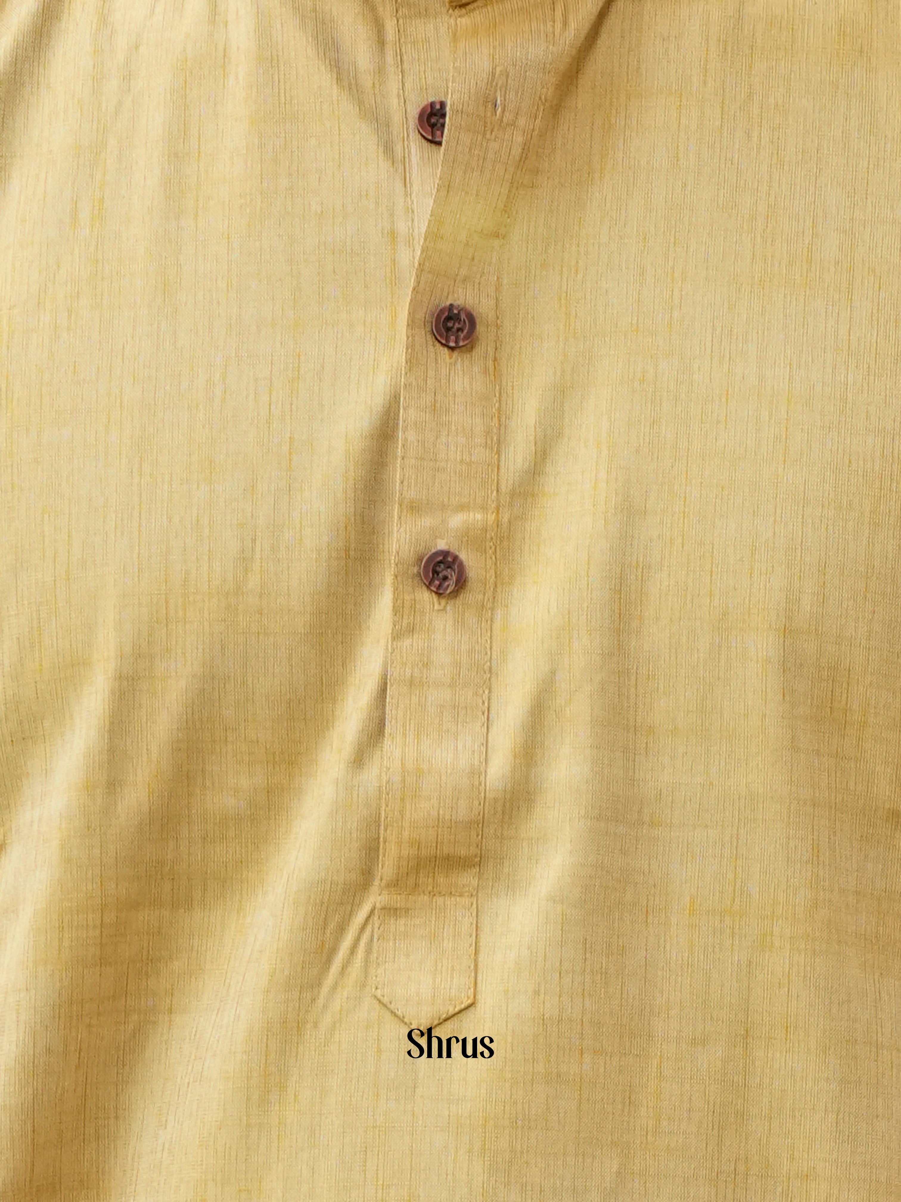 Beige - Readymade Mens Kurta - Shop on ShrusEternity.com